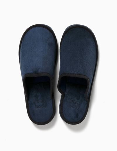 Blue Bedroom Slippers