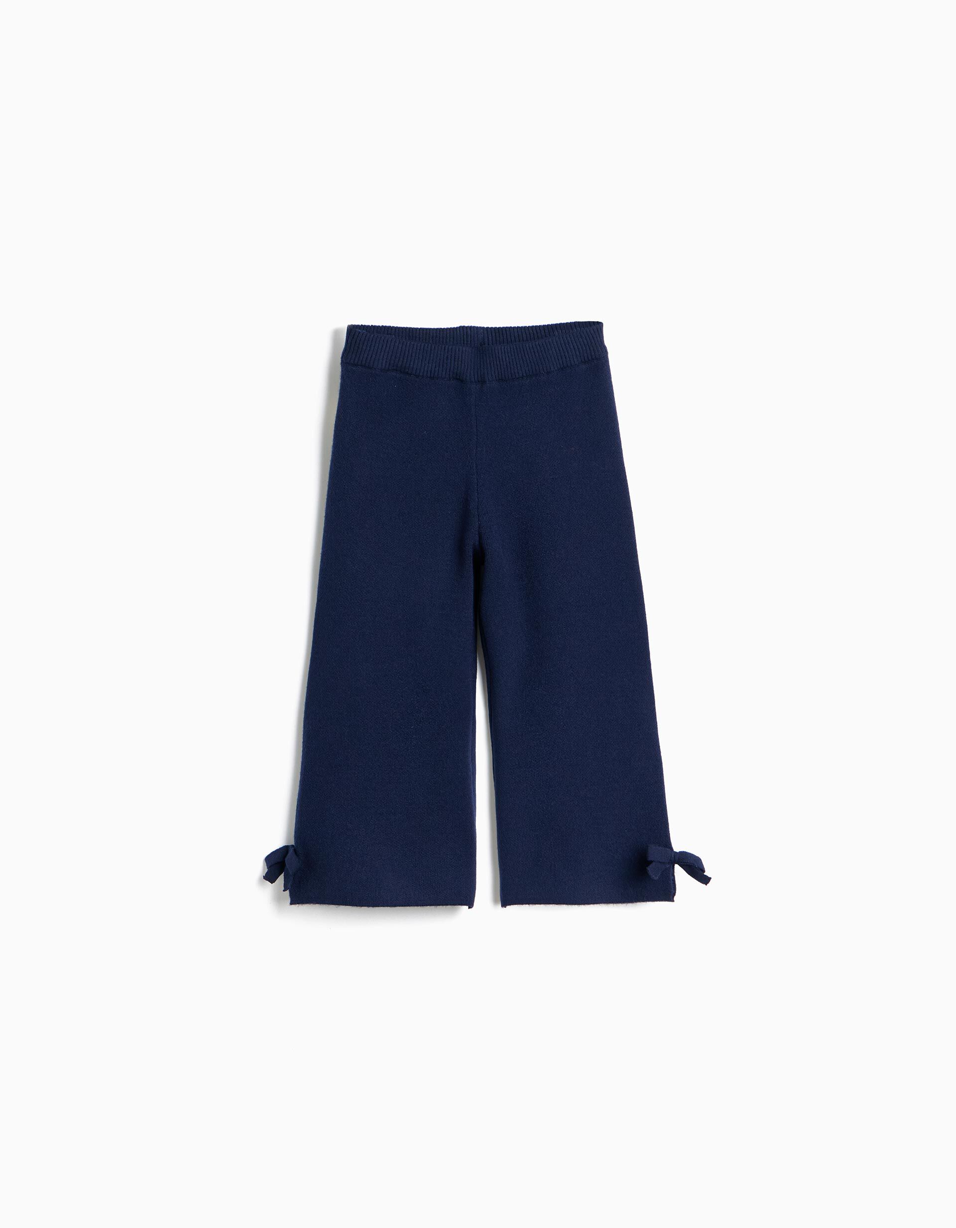 Comprar Online Cal&ccedil;as De Malha, Menina, Azul Escuro