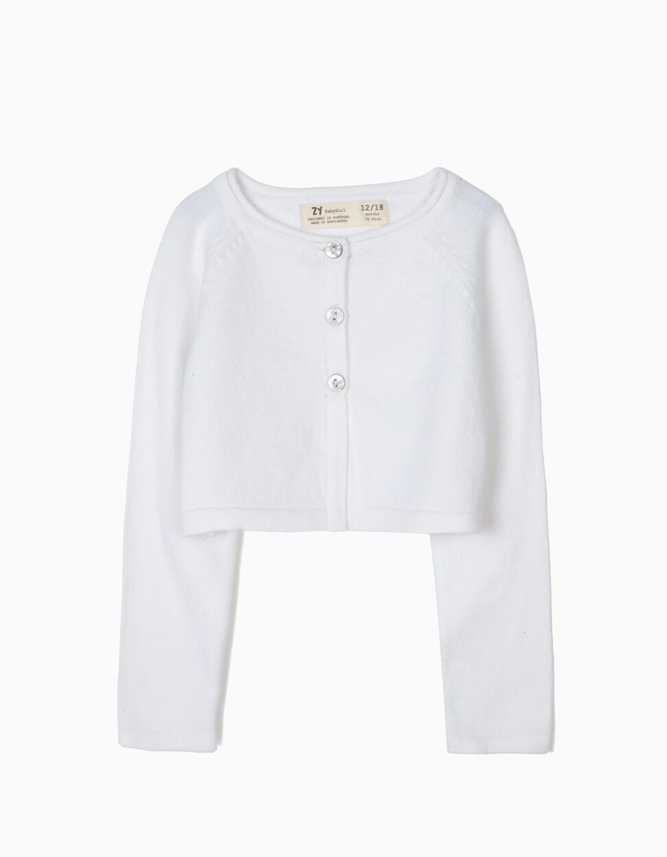 Casaco Bolero De Malha Para Bebe Menina Branco Mo Online Casaco Bolero De Malha Para Bebe Menina Branco Mo Online