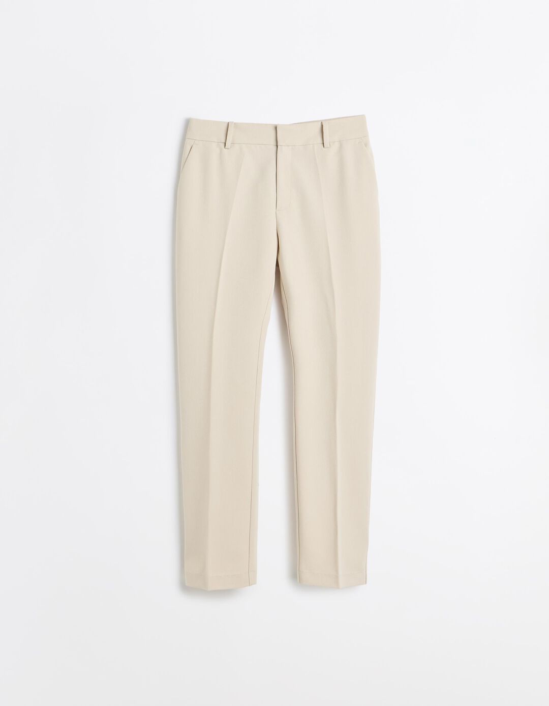 Cal&ccedil;as Tailored, Mulher, Bege