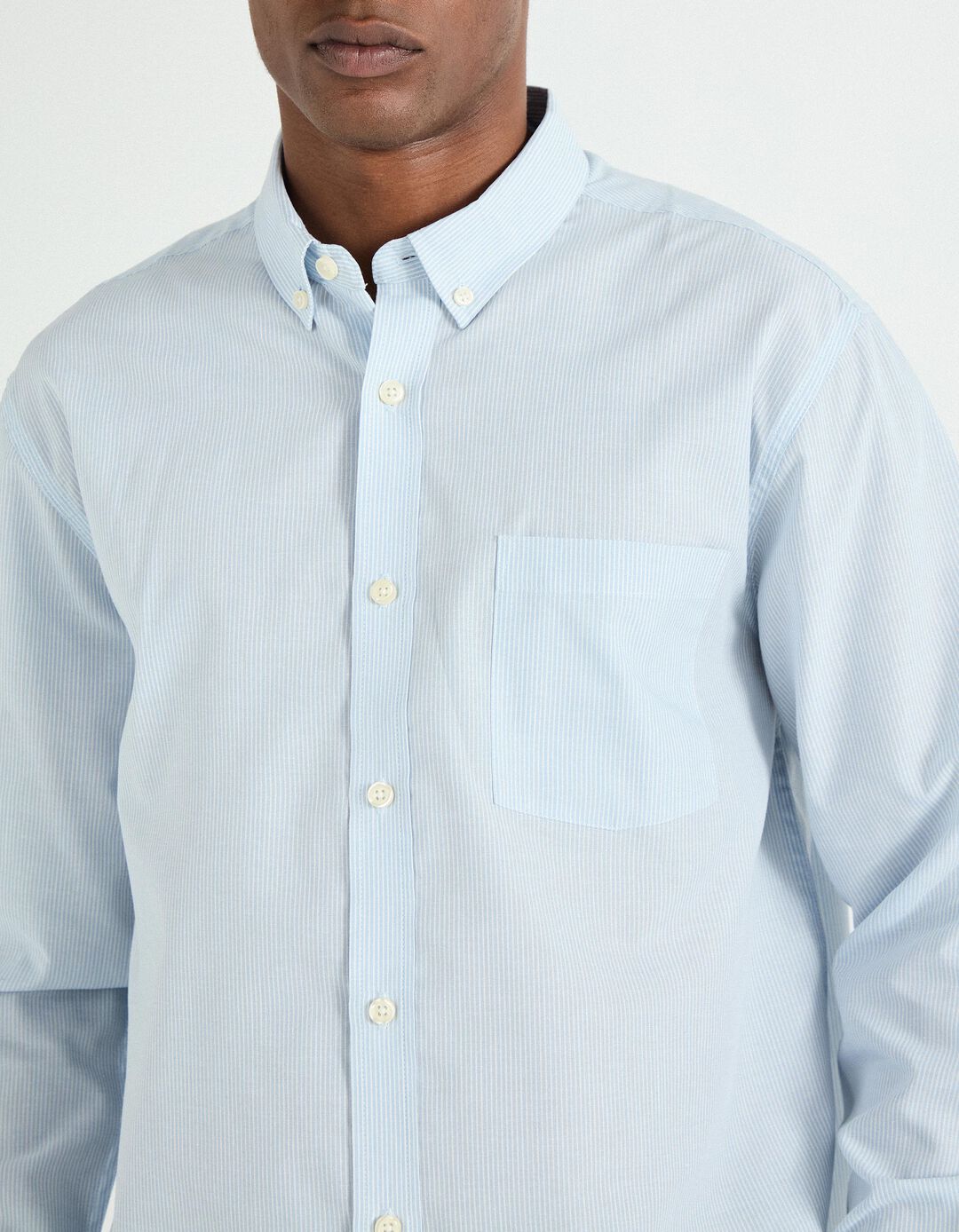 Camisa, Homem, Azul Claro