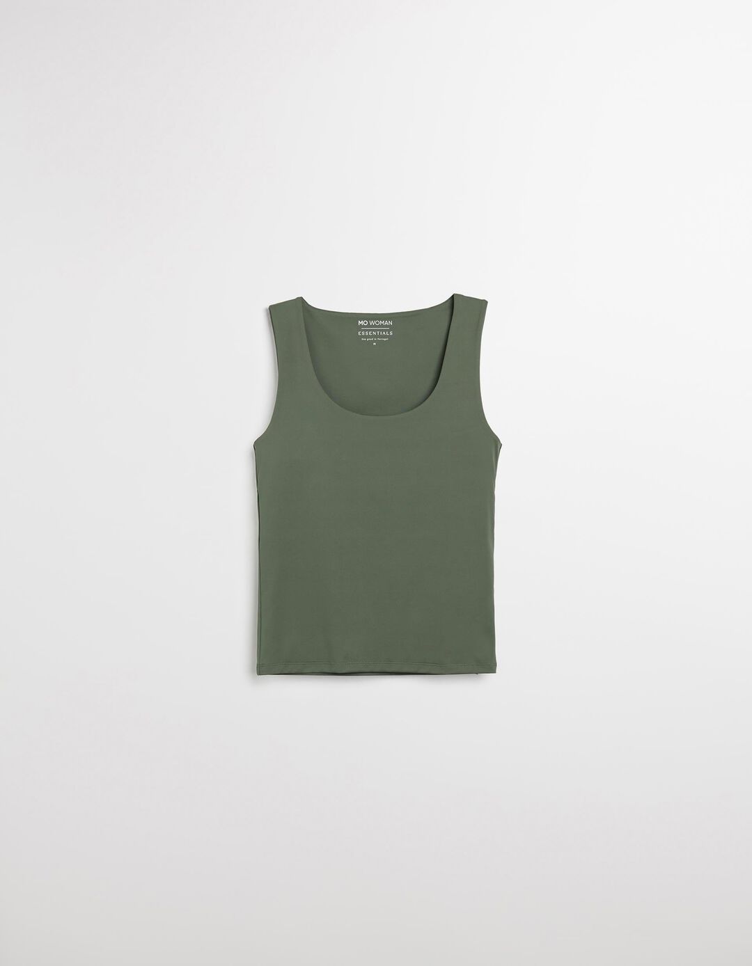 Tank Top, Mulher, Verde Escuro