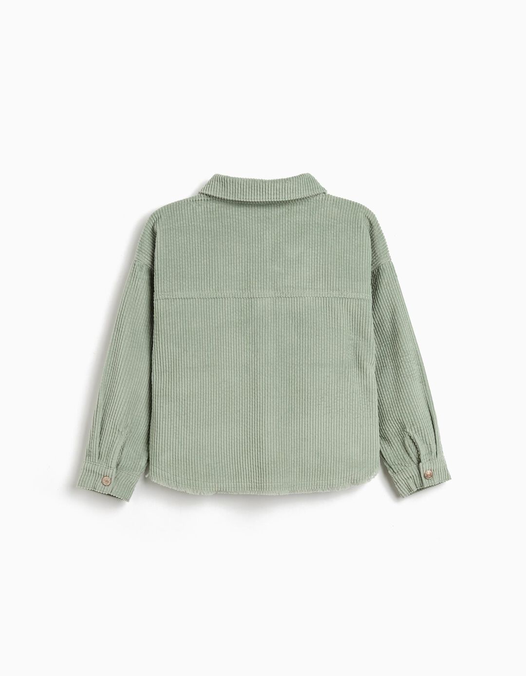 Sobrecamisa, Menina, Verde
