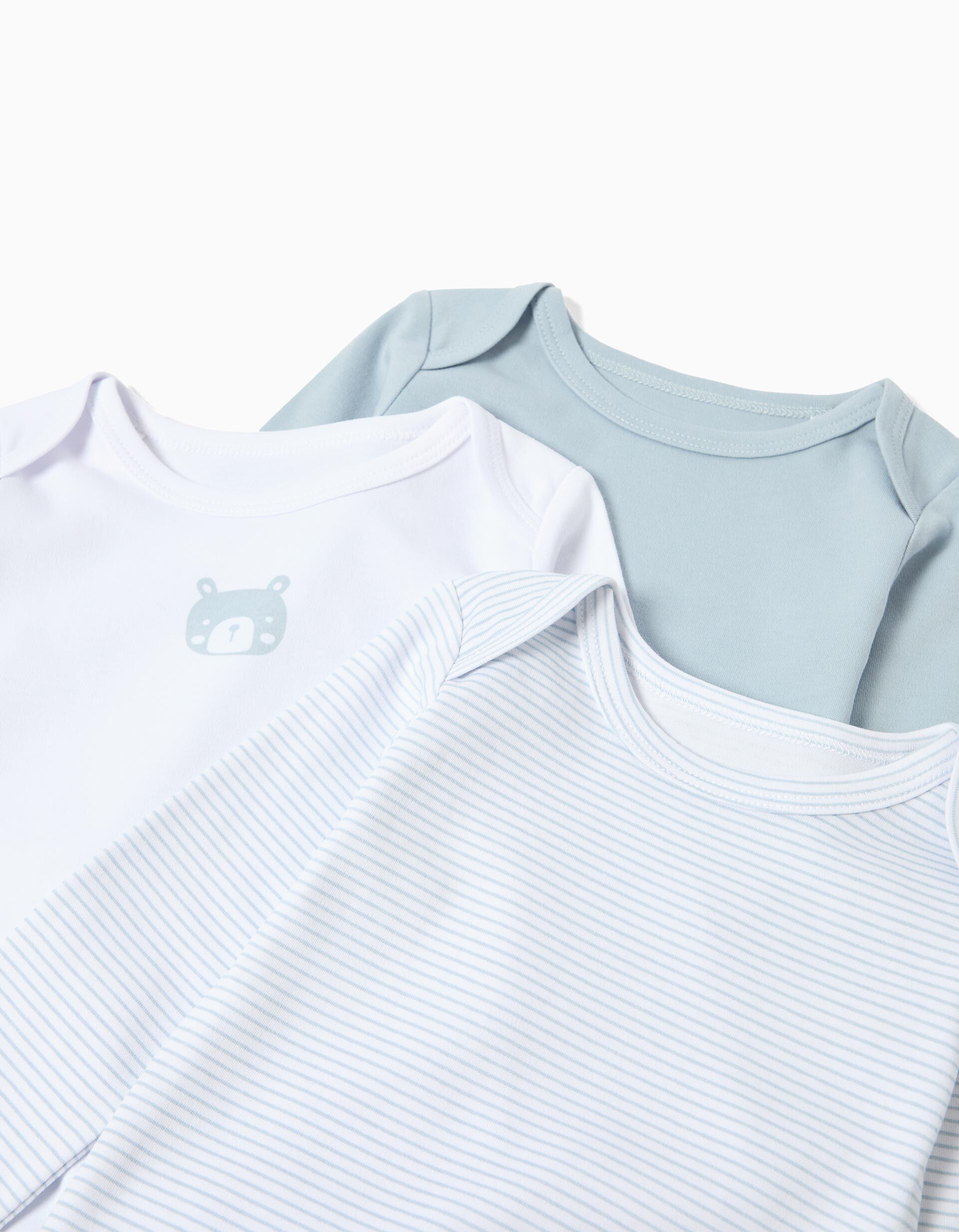 Comprar Online Pack 3  Bodies de Manga Comprida, Menino, Multicor