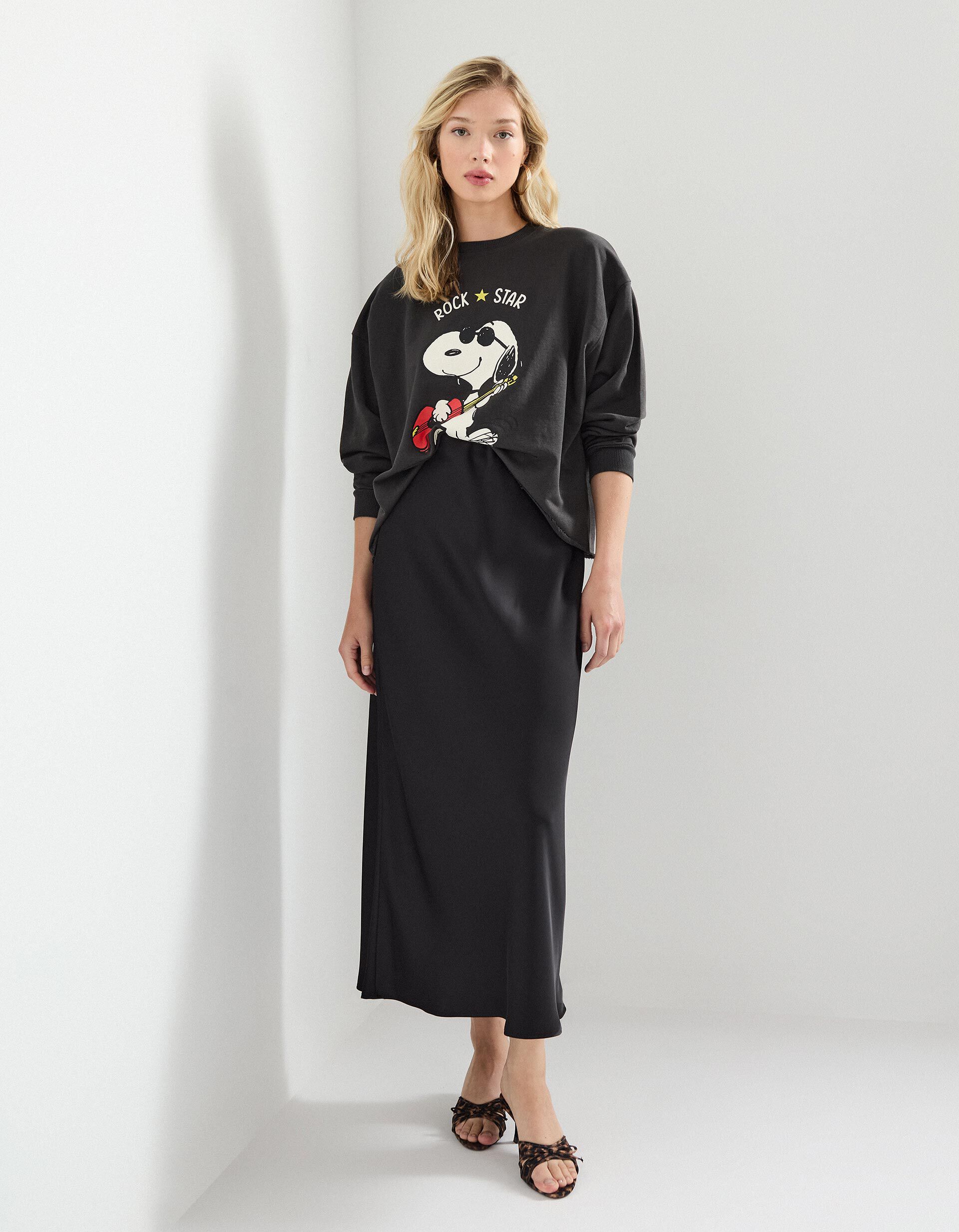 Comprar Online Sweatshirt 'Snoopy', Mulher, Cinzento Escuro