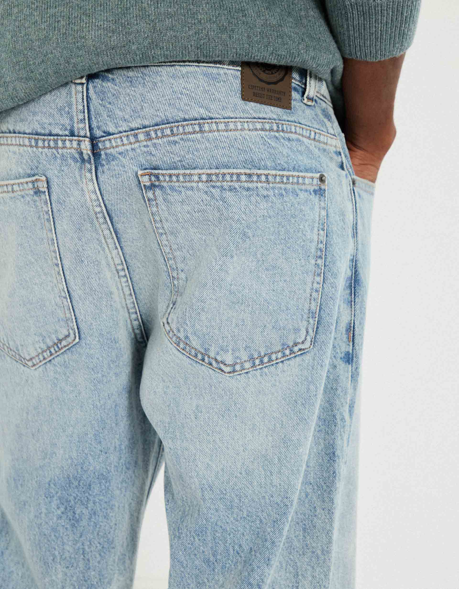 Comprar Online Cal&ccedil;as de Ganga 'Relaxed Fit', Homem, Azul Claro