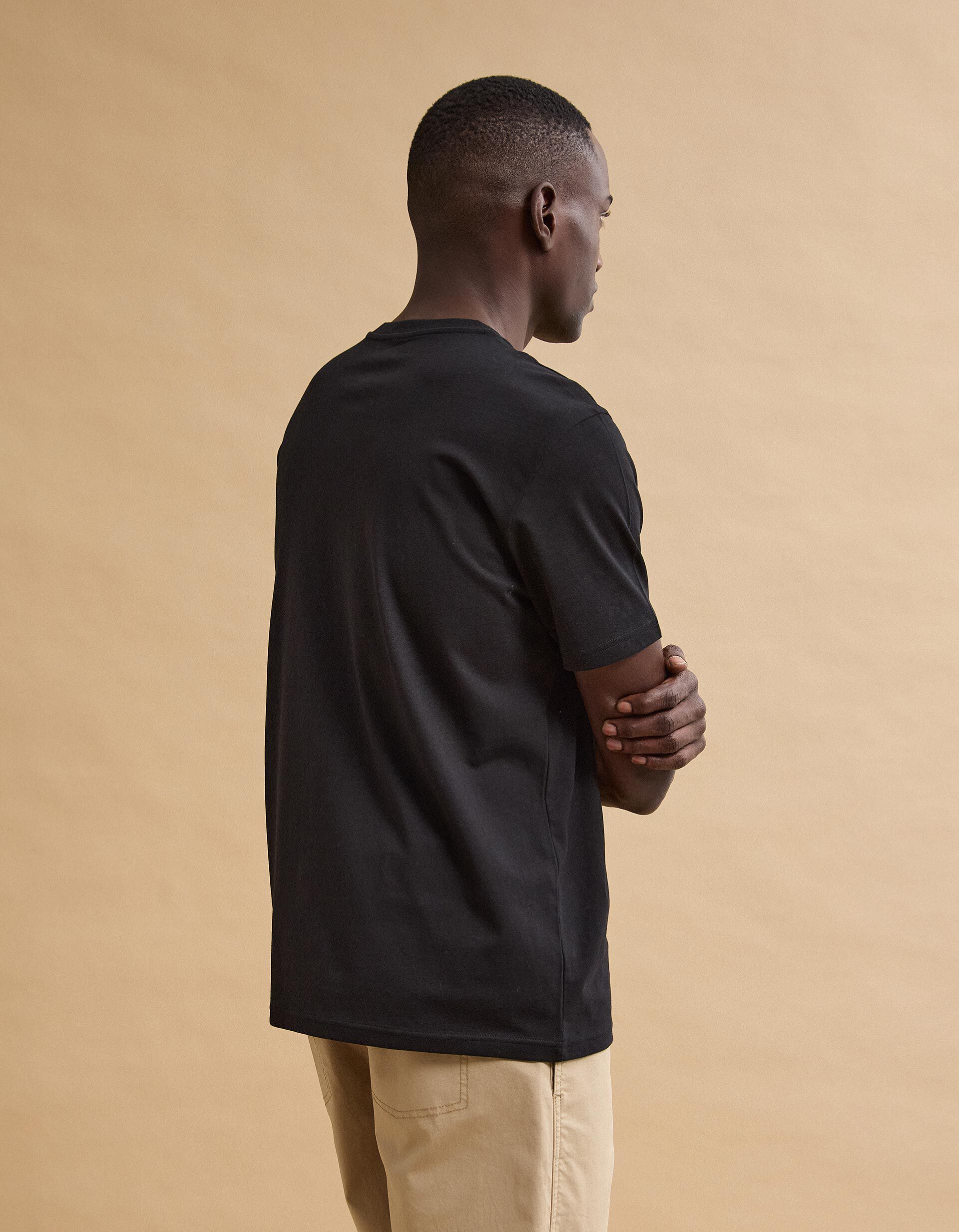 Comprar Online T-shirt Jersey Estampada, Homem, Preto