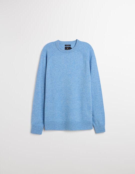 Comprar Online Camisola de Malha, Homem, Azul Claro