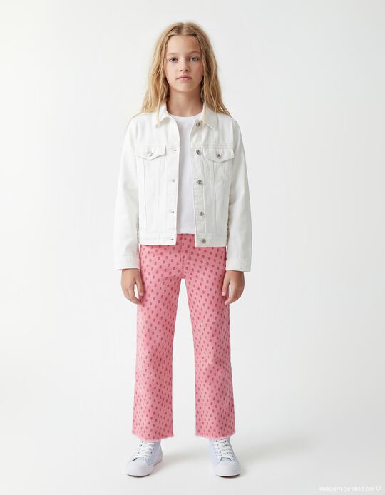 Comprar Online Casaco de Ganga, Menina, Branco