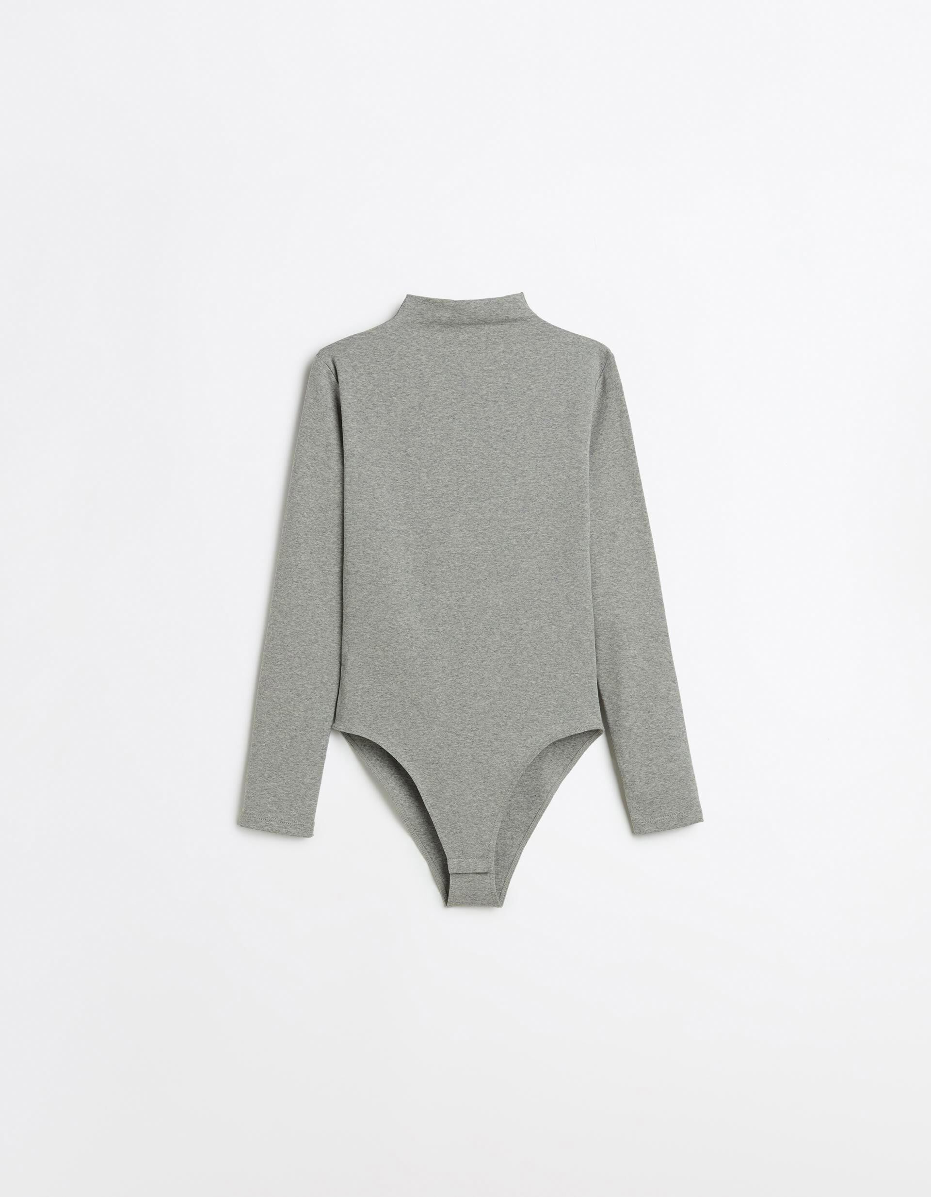 Comprar Online Body de Manga Comprida, Mulher, Cinzento