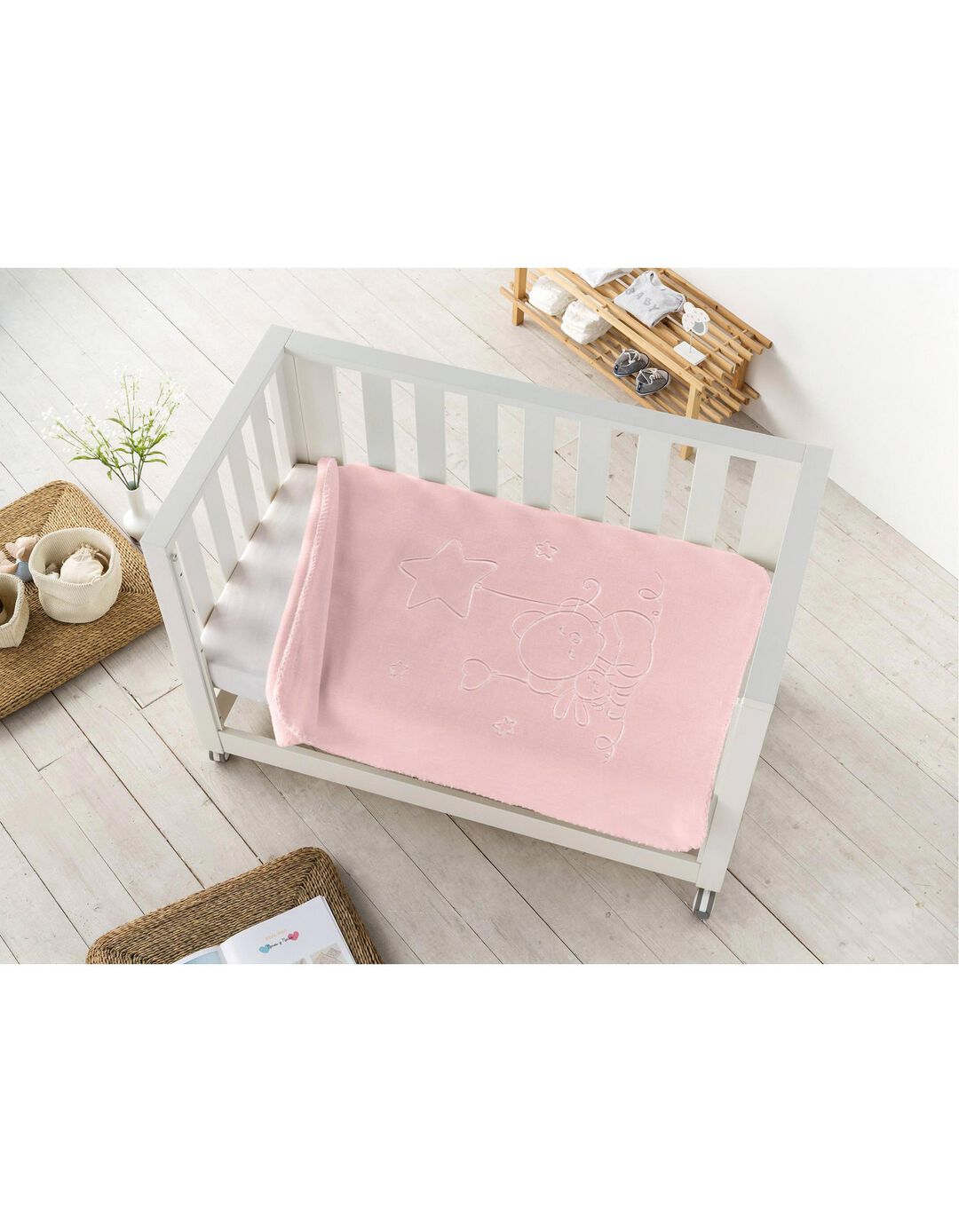 Cobertor 80X110 Cm Pink Pielsa Baby
