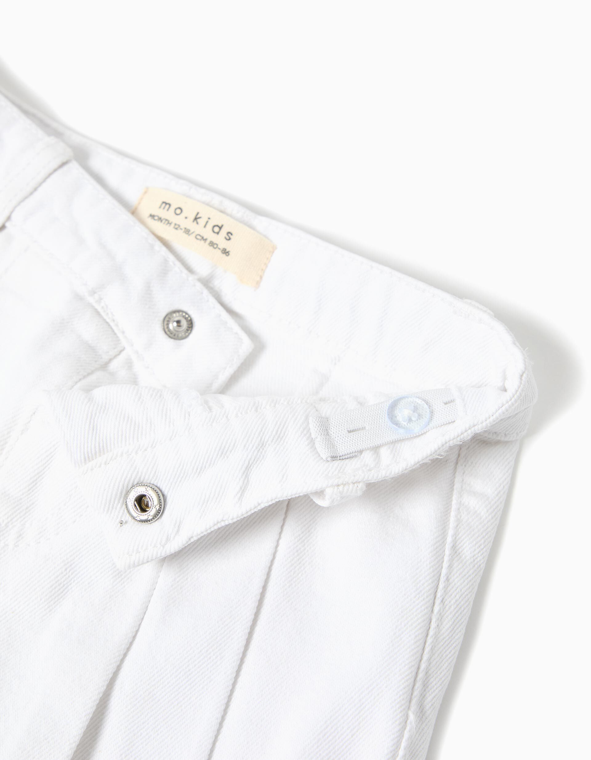 Comprar Online Saia-cal&ccedil;&atilde;o de Ganga, Menina, Branco