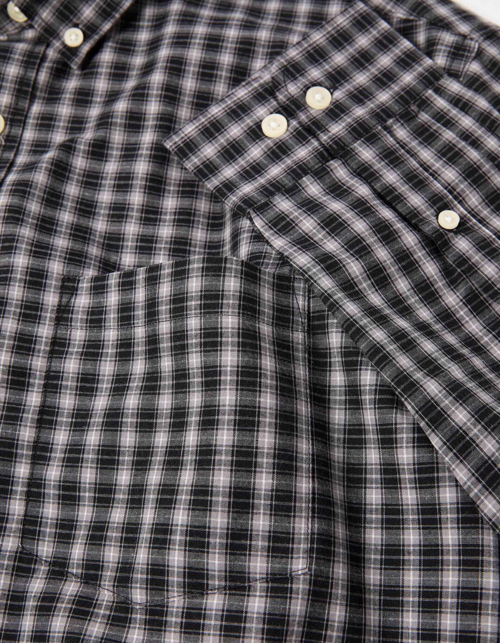 Comprar Online Camisa de Xadrez, Homem, Cinzento Escuro