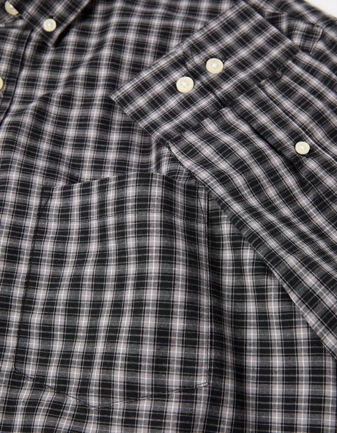 Camisa de Xadrez, Homem, Cinzento Escuro