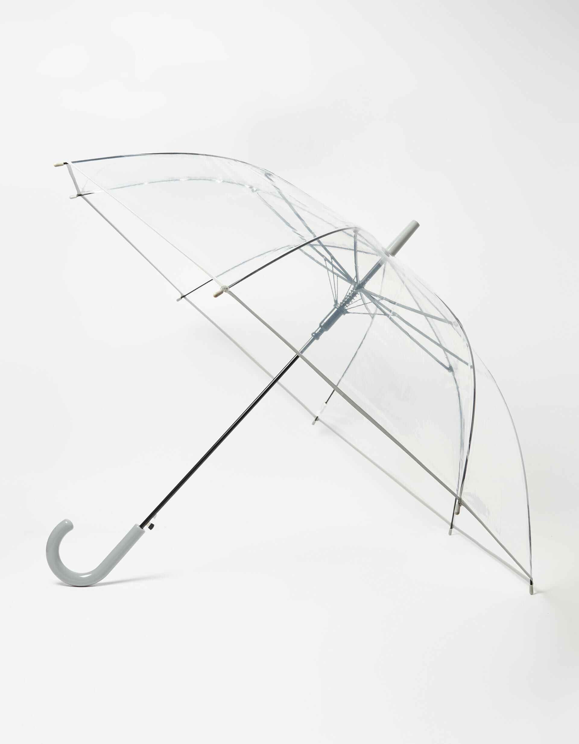 Comprar Online Guarda-chuva Transparente, Mulher, Cinzento