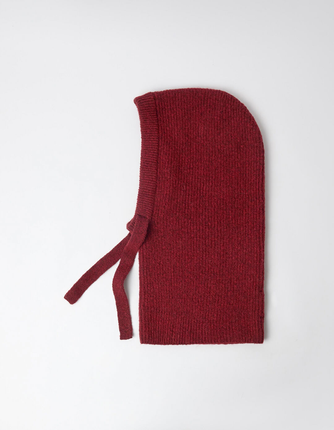 Gorro balaclava De Malha, Mulher, Vermelho Escuro