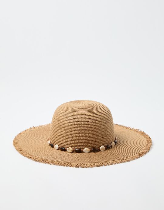 Comprar Online Chap&eacute;u Conchas, Mulher, Bege