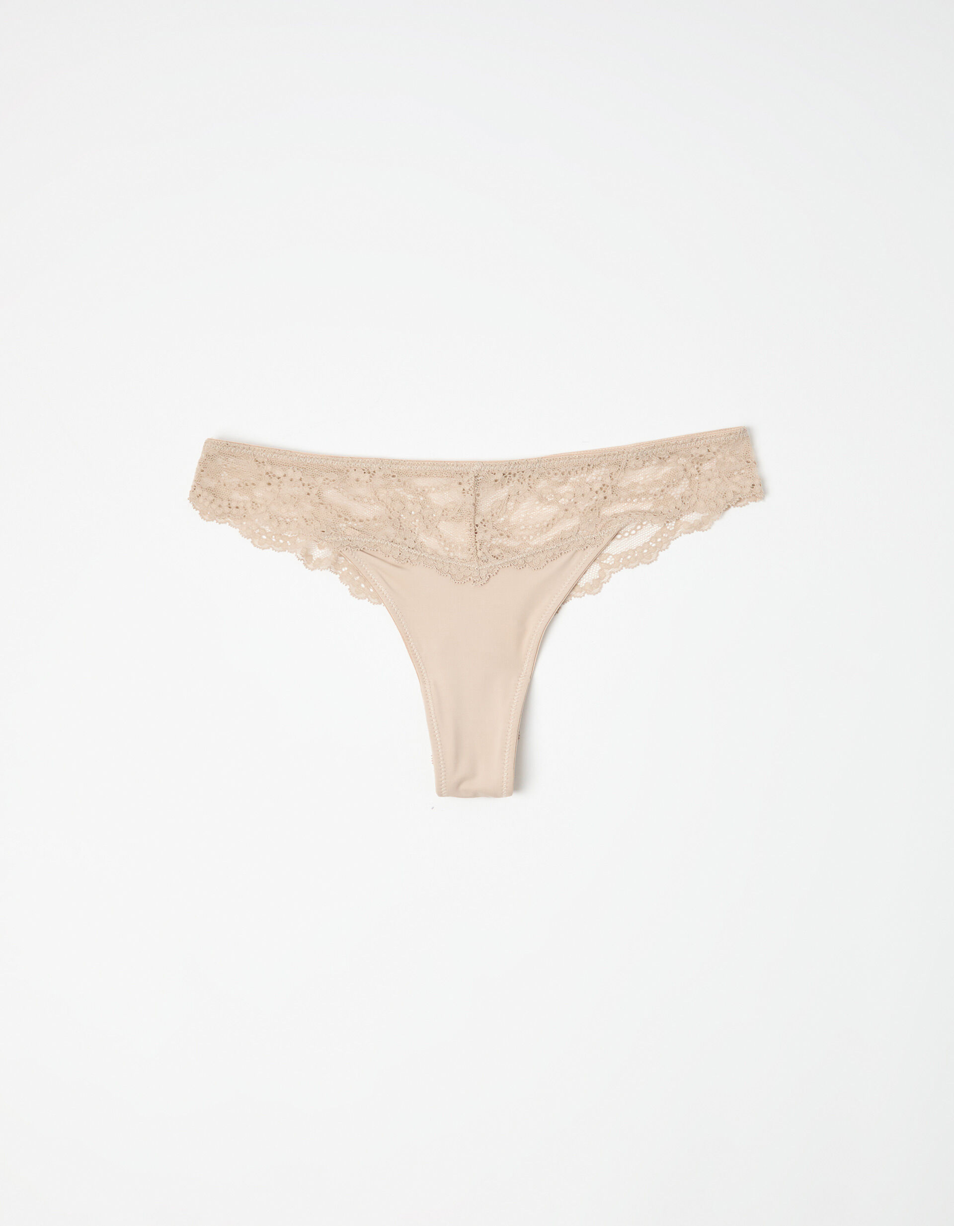 Comprar Online Cuecas Brasileiras com Renda, Mulher, Bege