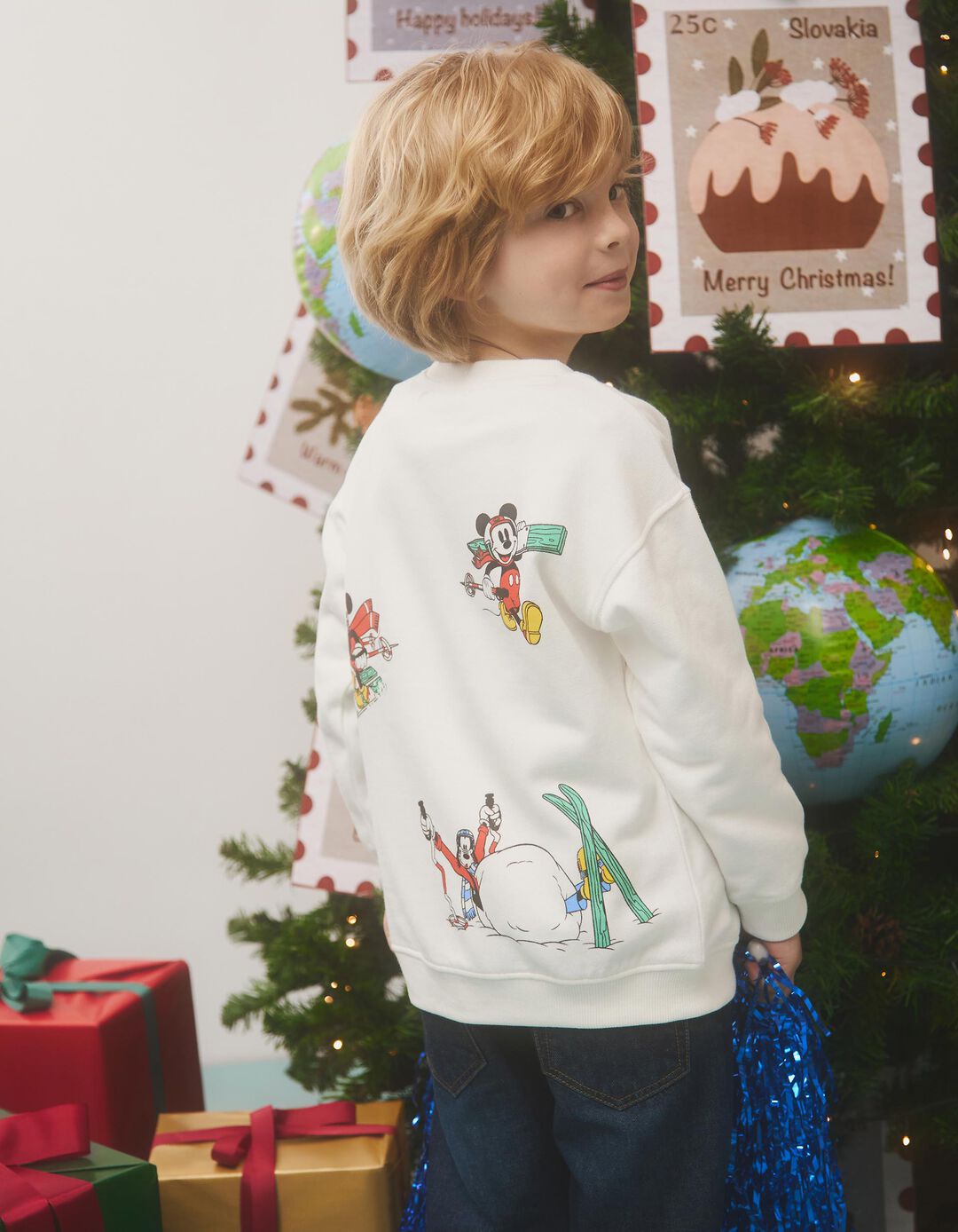 Sweatshirt 'Mickey' ©Disney, Menino, Branco