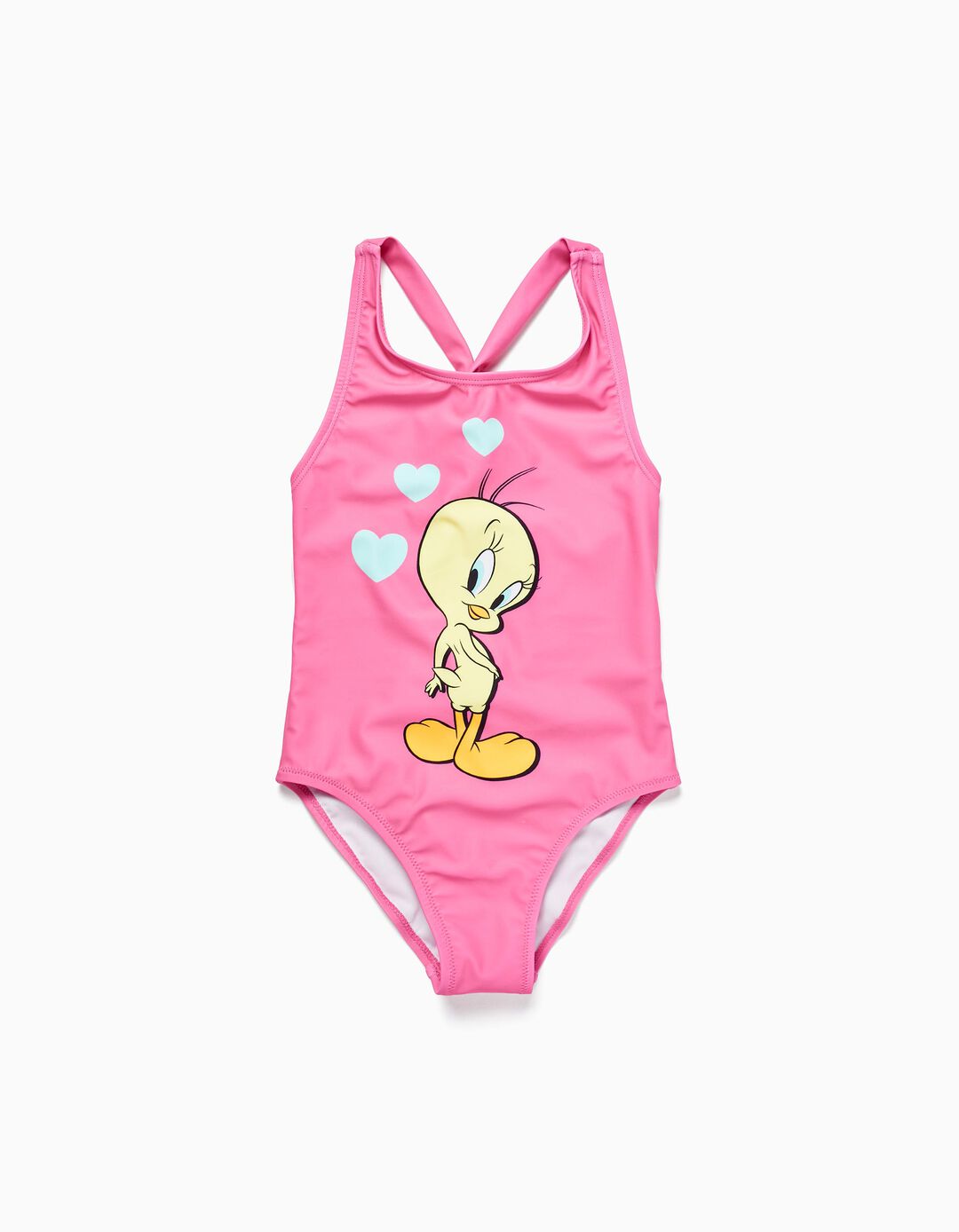 Swimsuit UV 80 Protection for Girls 'Tweety', Pink