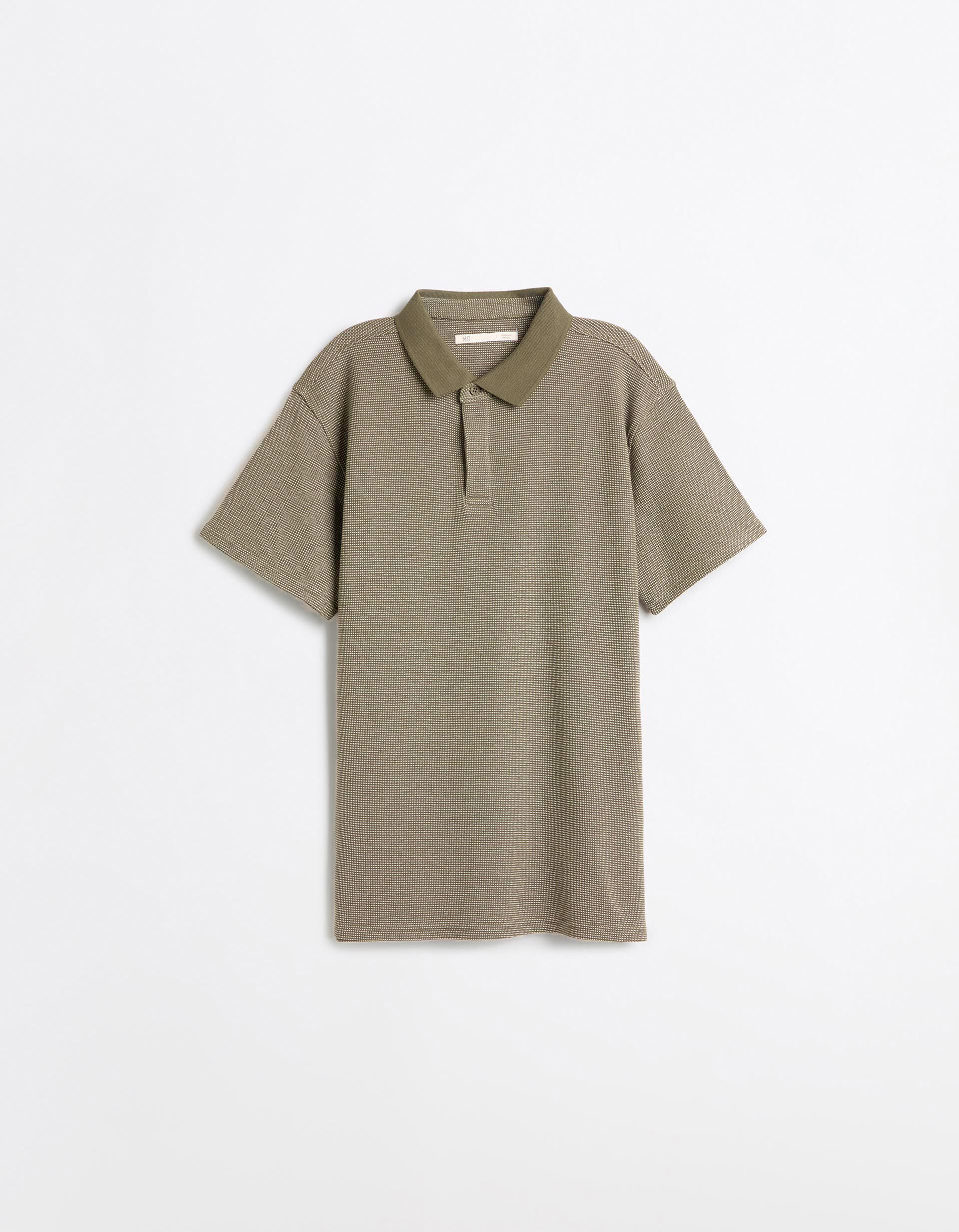 Comprar Online Polo Waffle, Homem, Verde Escuro