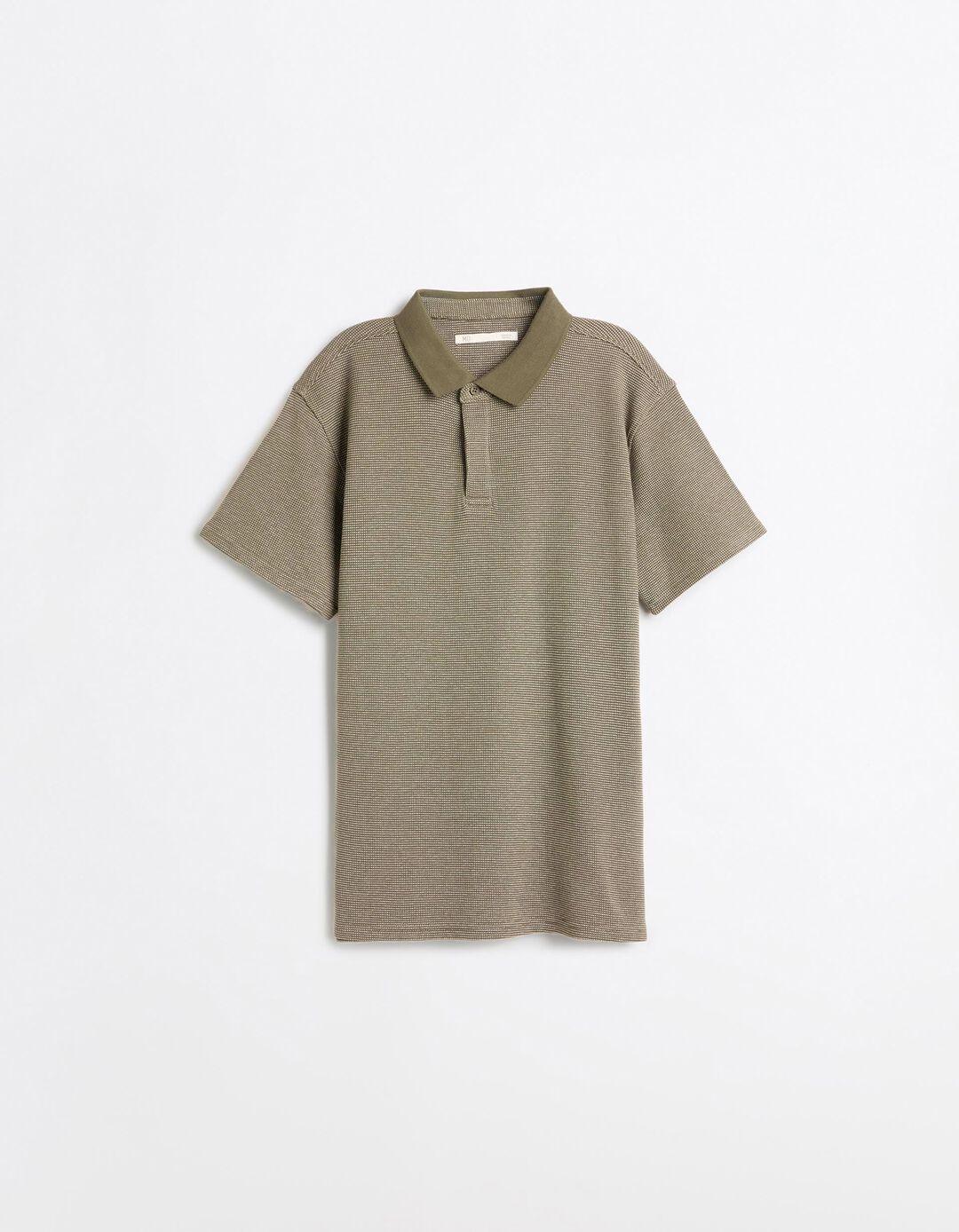 Polo Waffle, Homem, Verde Escuro