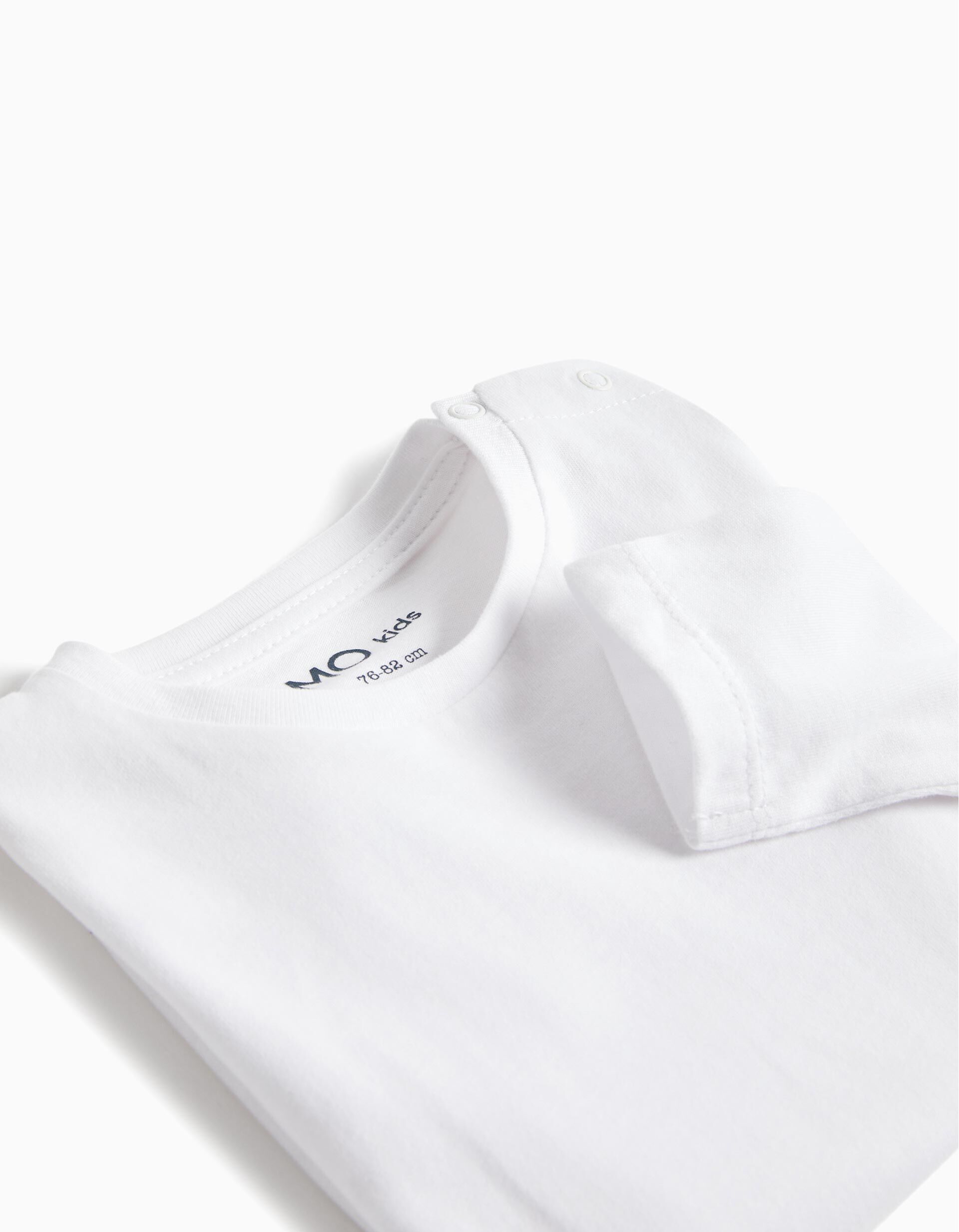 Comprar Online Long Sleeve T-shirt, Baby Boy, White