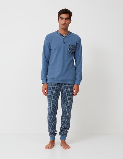 Pyjamas, Men, Blue