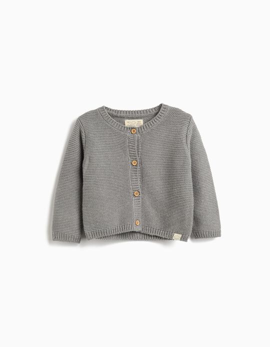 Comprar Online Casaco de Malha, Recém-Nascido, Cinzento 