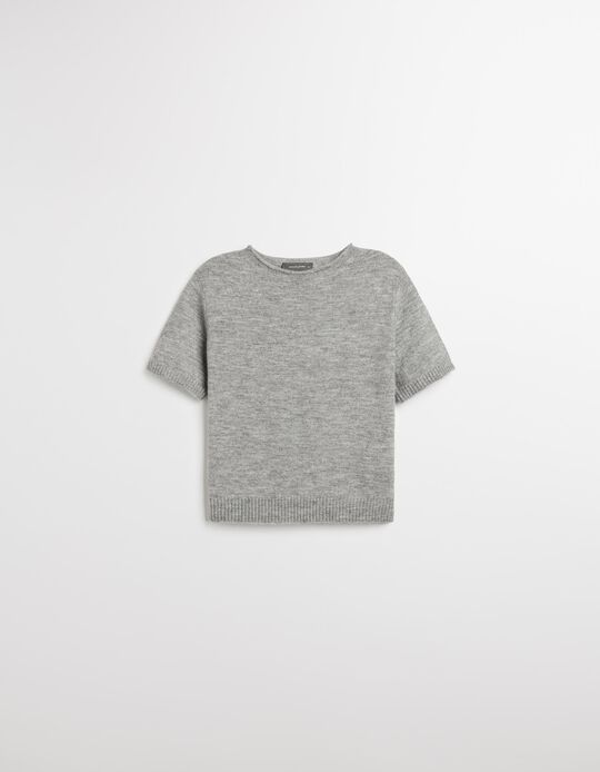 Comprar Online T-shirt, Mulher, Cinzento