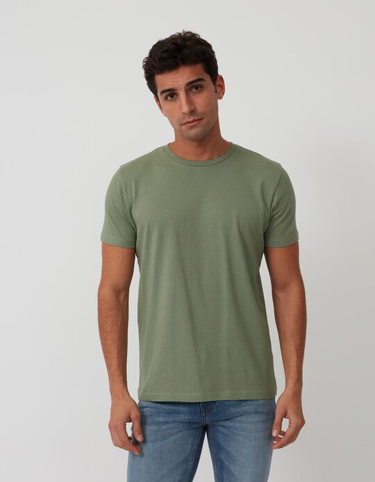 Basic T-shirt, Men, Light Green