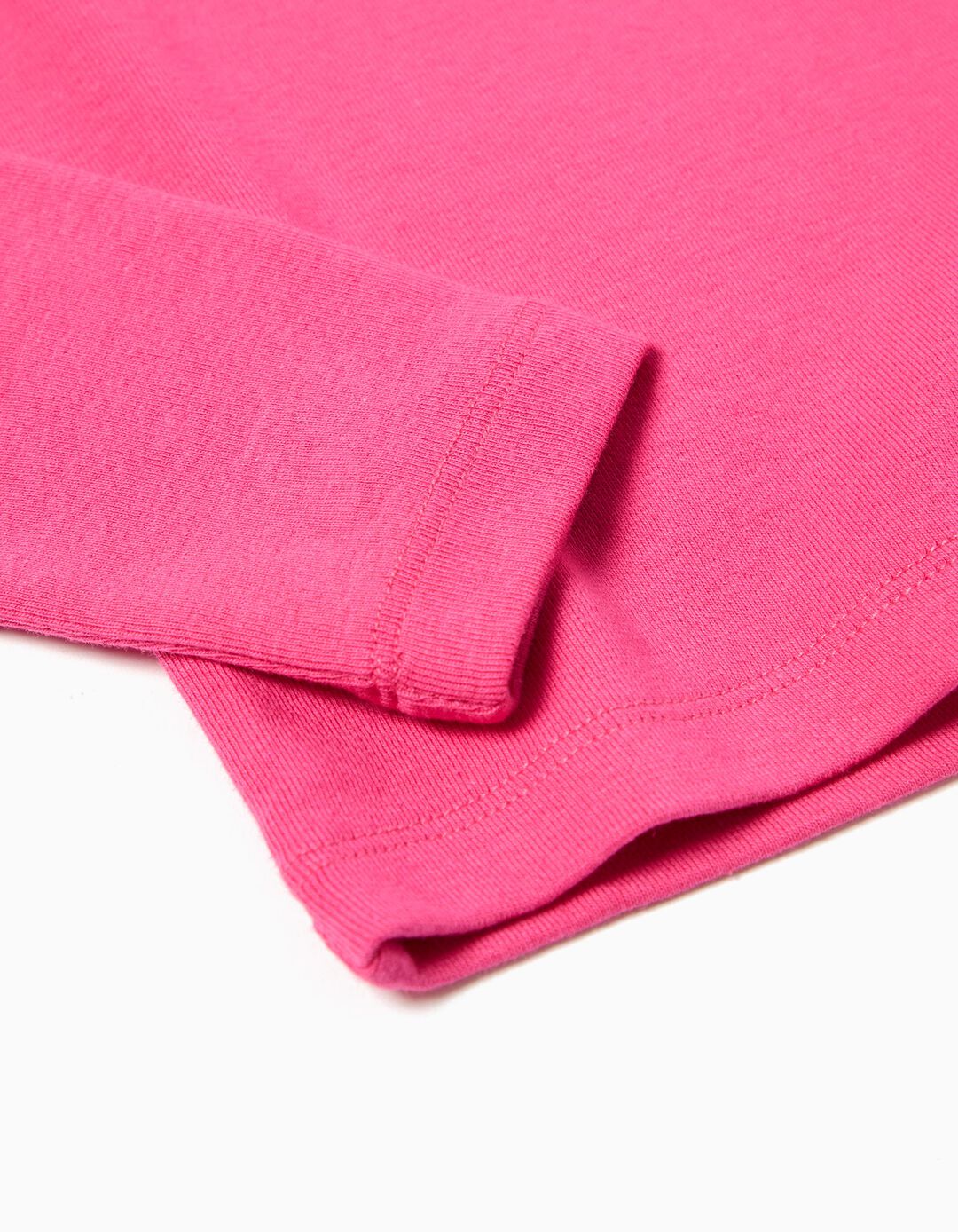 T-shirt Manga Comprida, Menina, Rosa Escuro