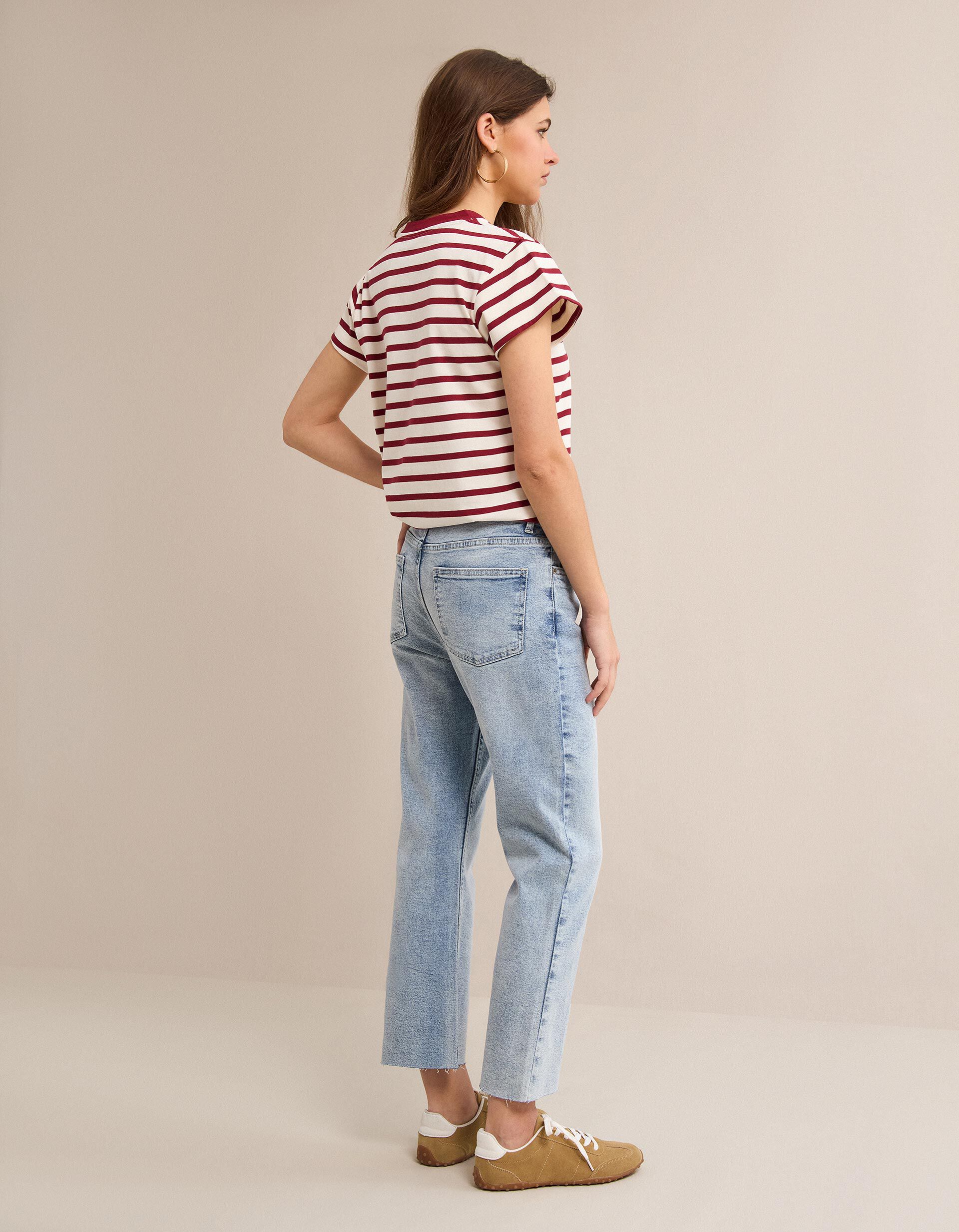 Comprar Online Cal&ccedil;as de Ganga 'Cropped Flare', Mulher, Azul Claro
