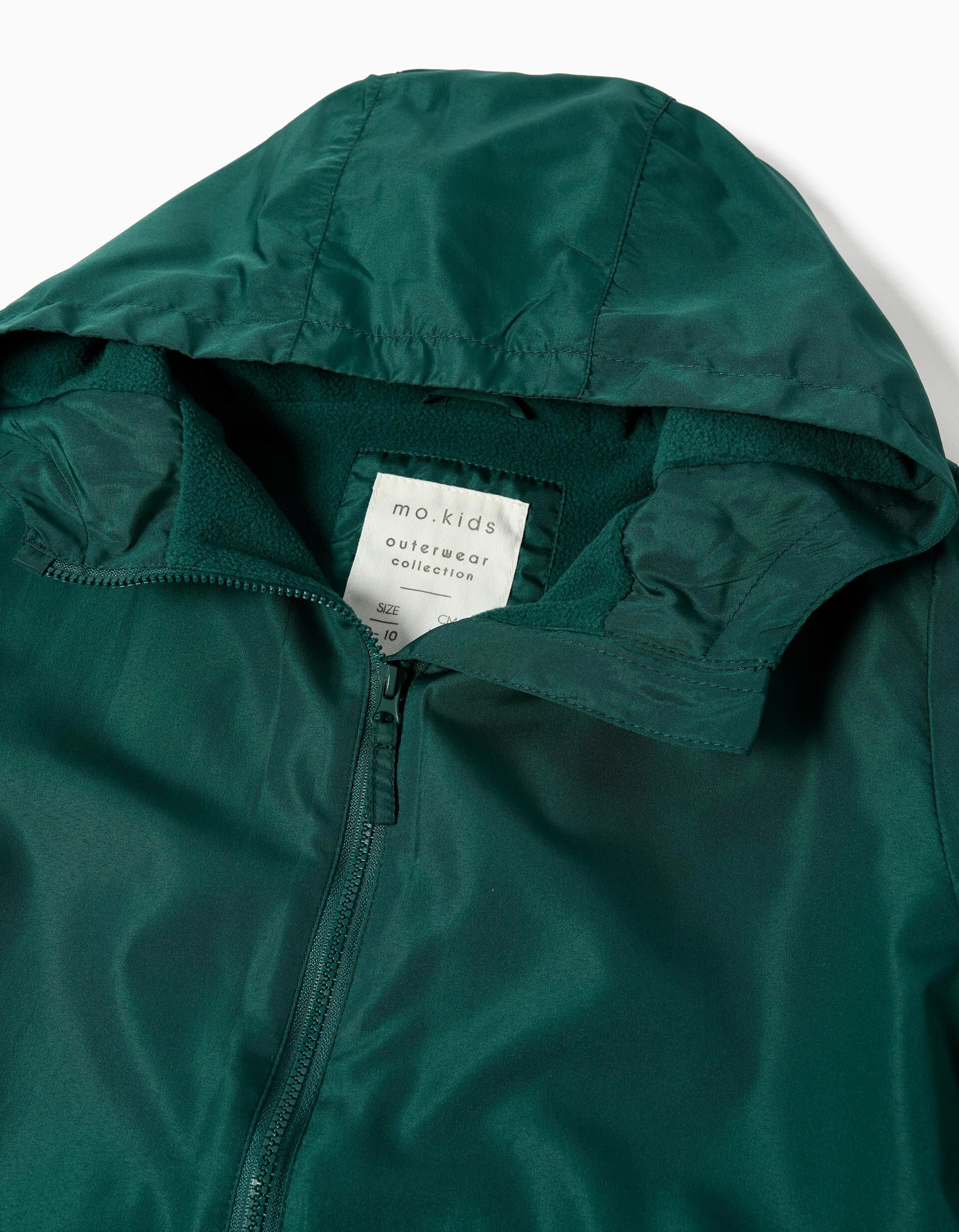 Comprar Online Parka com Capuz, Menino, Verde Escuro