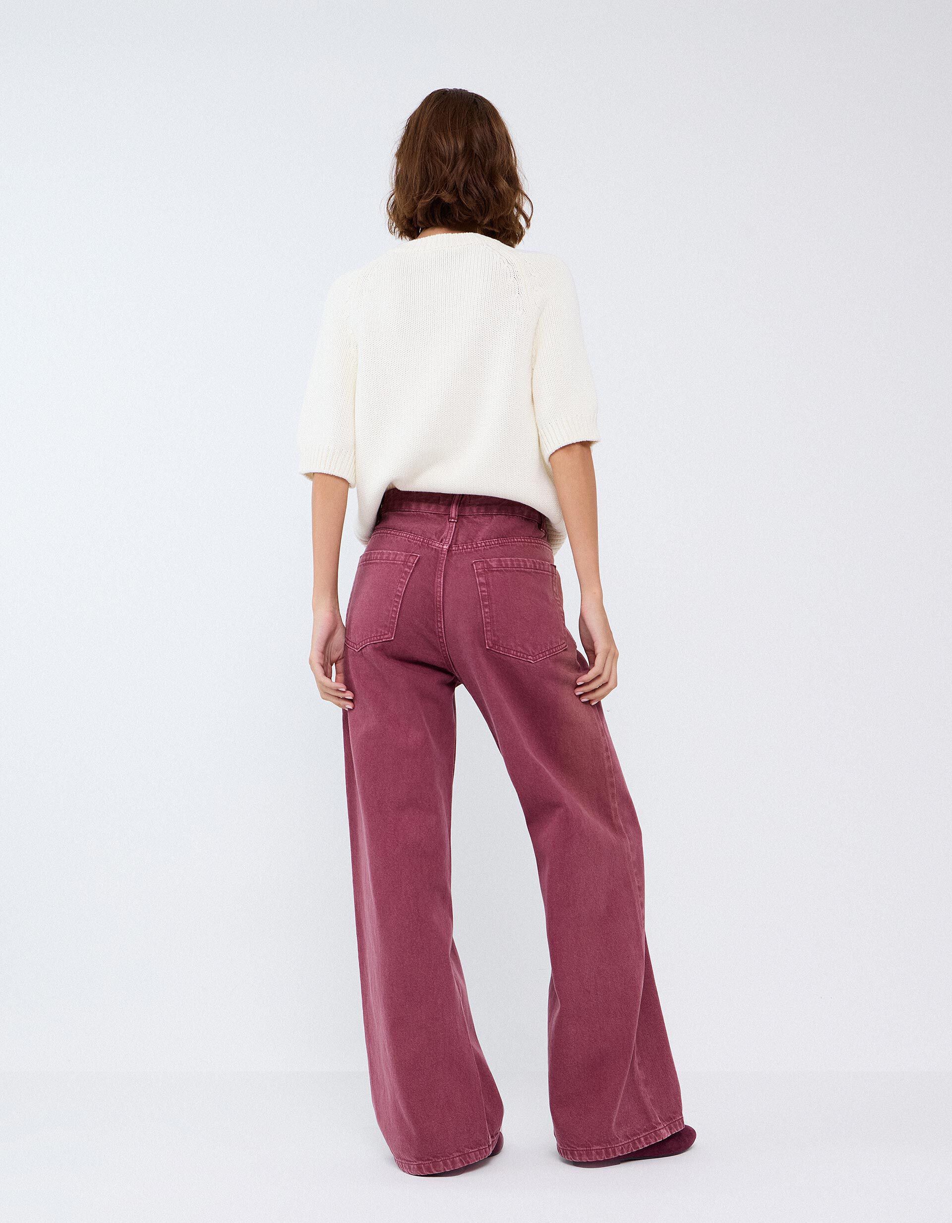 Comprar Online Cal&ccedil;as De Ganga 'Wide Leg', Mulher, Rosa Escuro