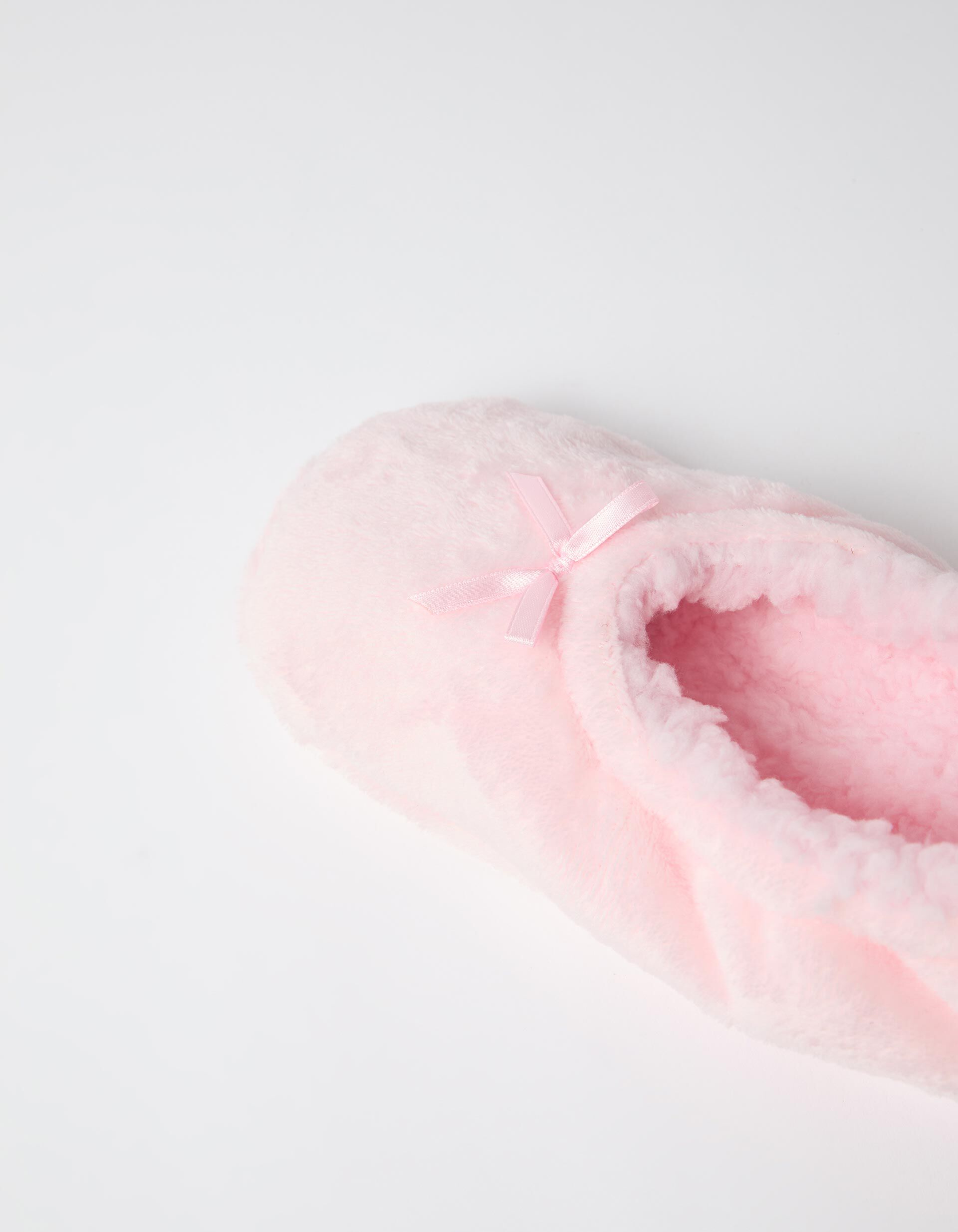 Comprar Online Pantufas Com La&ccedil;o, Mulher, Rosa