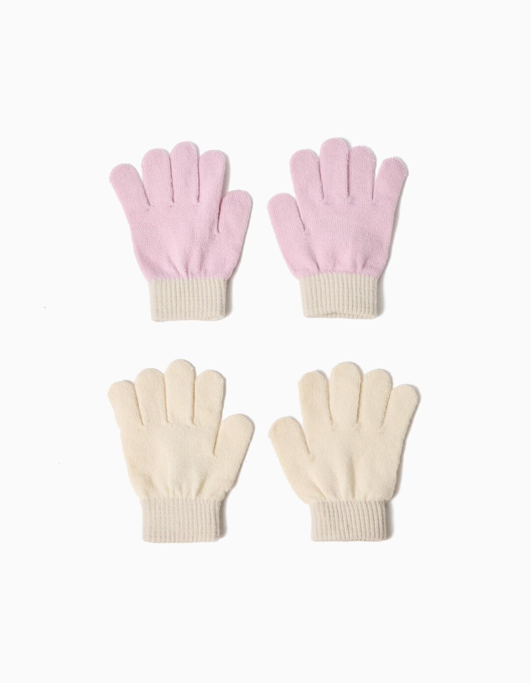 Pack De 2 Pares de Luvas, Menina, Multicor