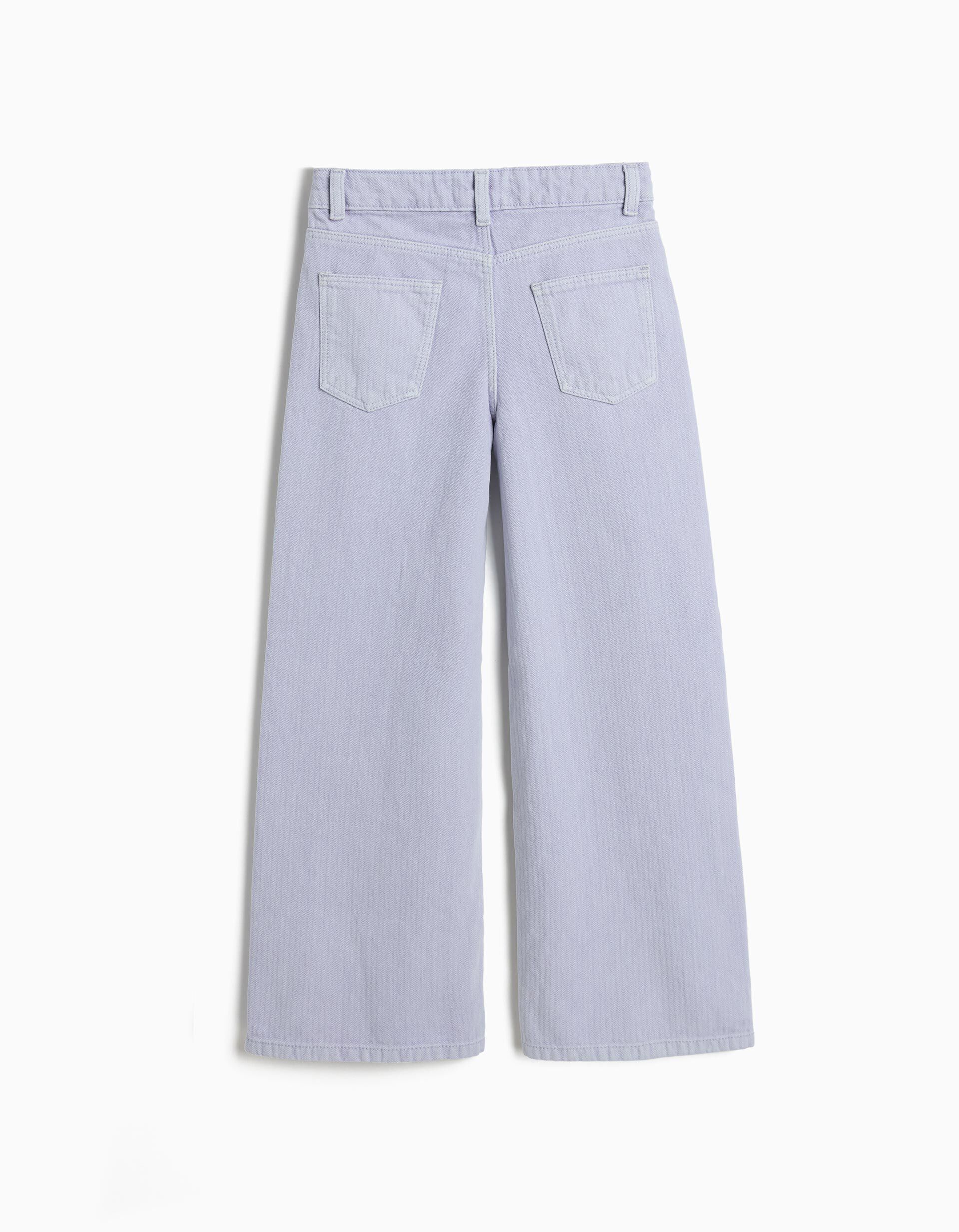 Comprar Online Cal&ccedil;as de Ganga Wide Leg, Menina, Roxo Claro