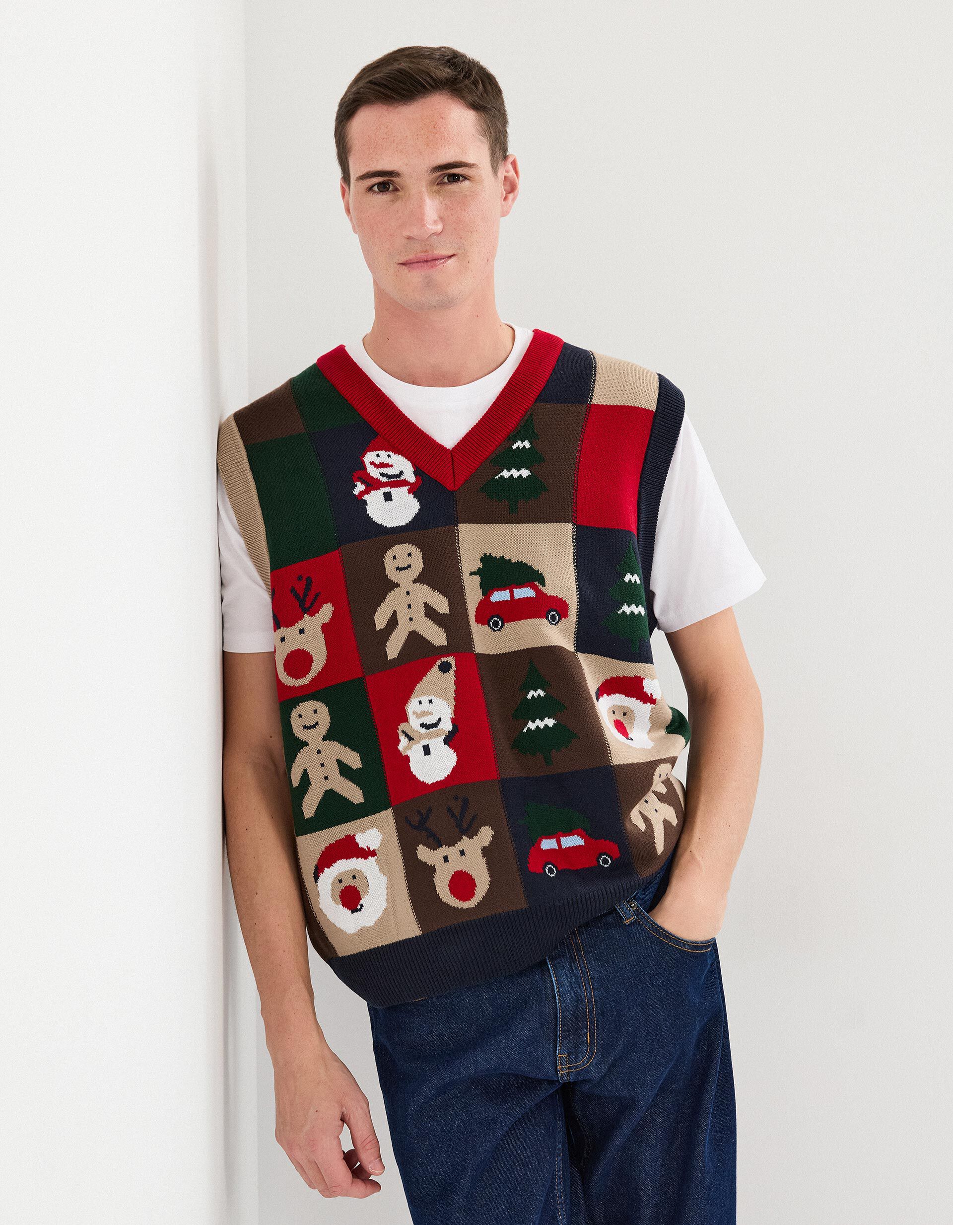 Comprar Online Colete de Malha, Homem, Multicor