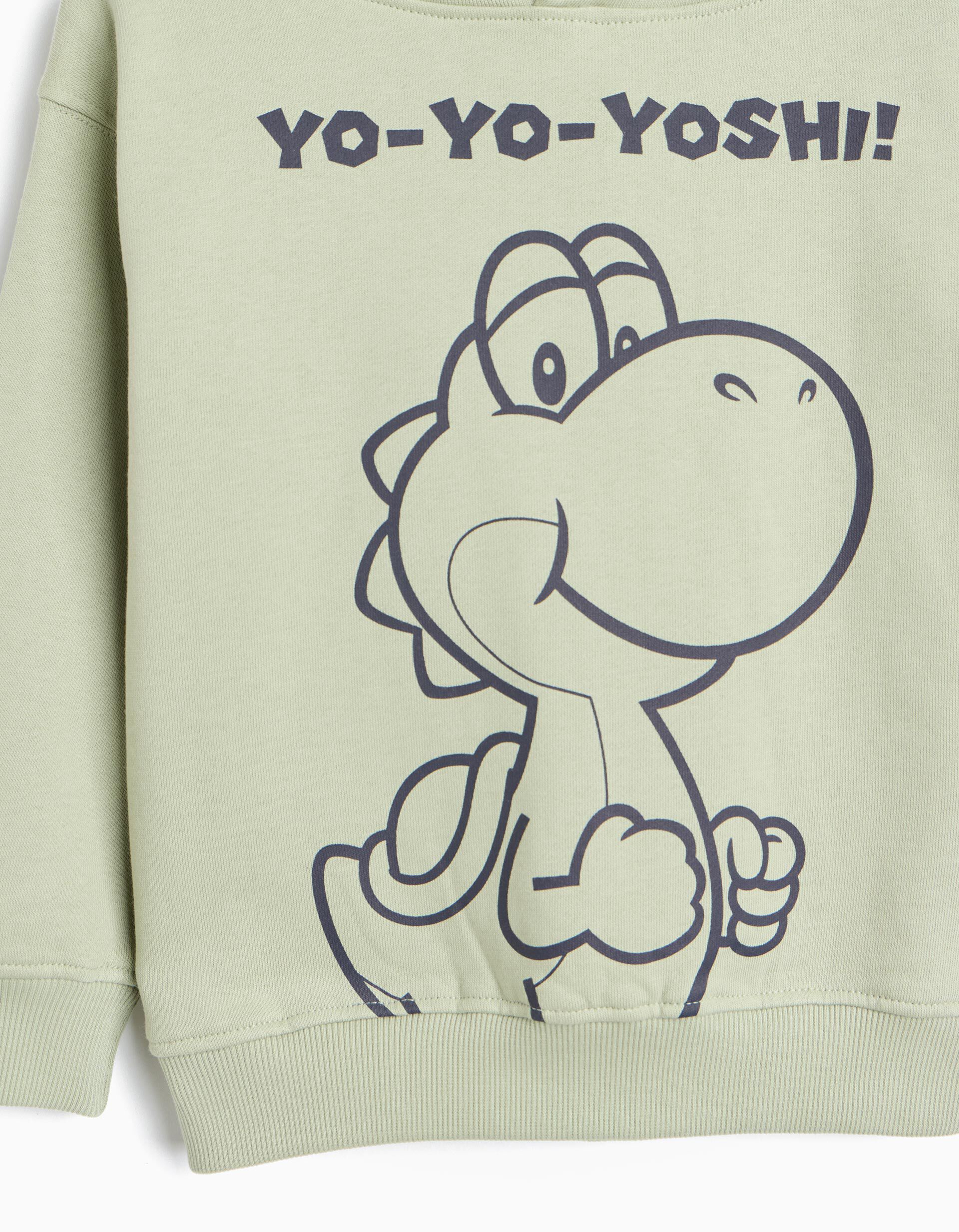 Comprar Online Sweatshirt 'Super Mario', Menino, Verde