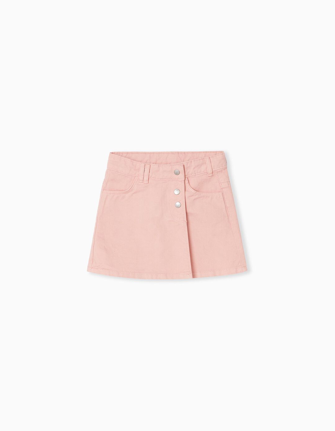 Denim Skirt, Girls, Light Pink