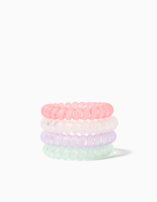 Comprar Online Pack 4 Elásticos de Cabelo, Menina, Multicor