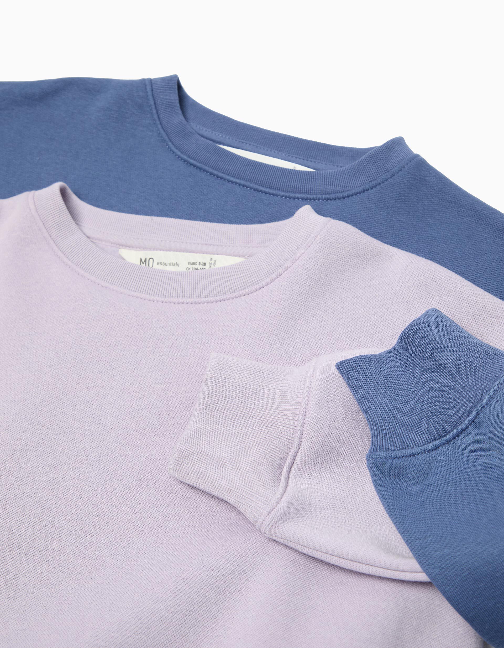 Comprar Online Pack 2 Sweatshirts de Felpa, Menina, Azul