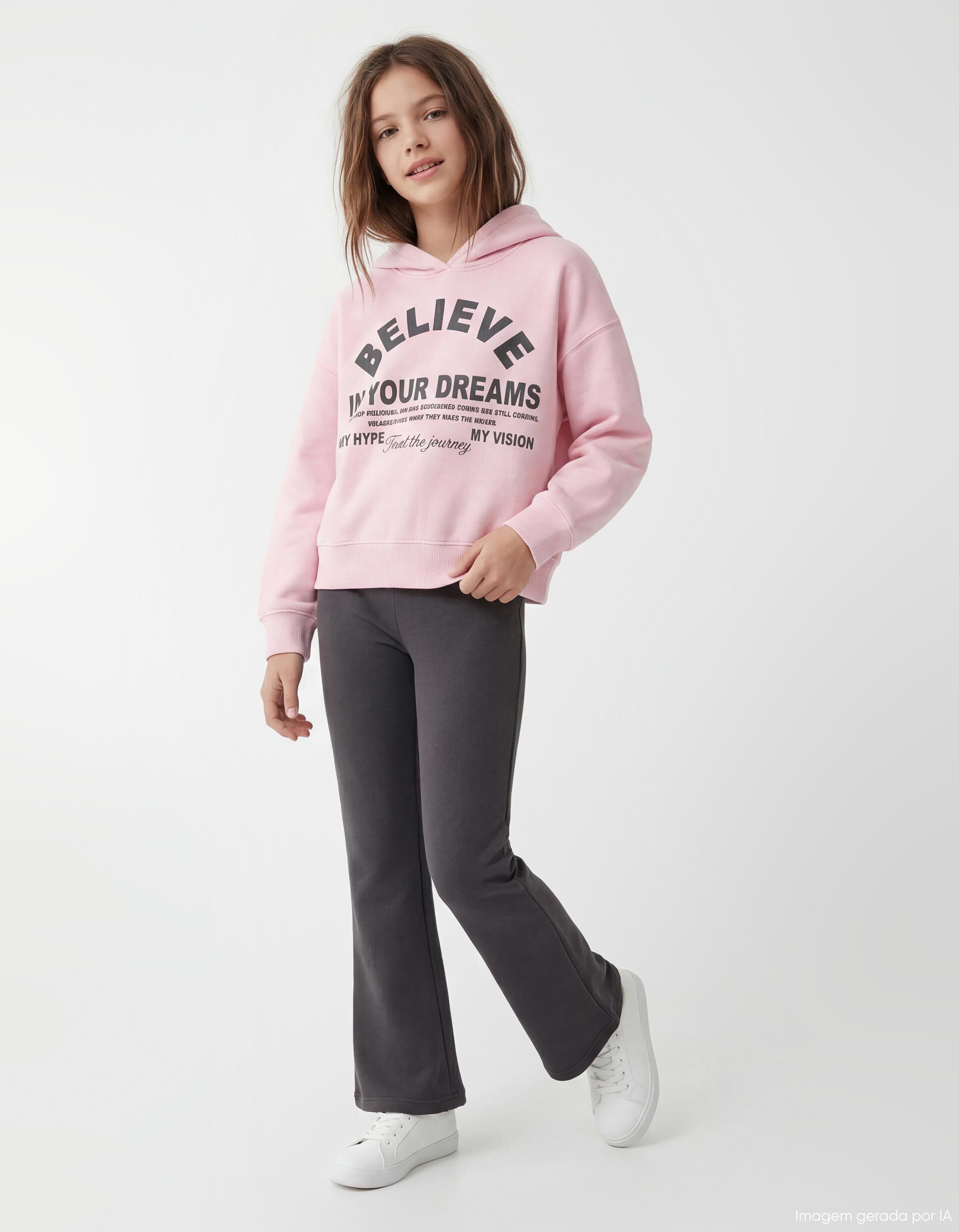 Comprar Online Conjunto de Jogging, Menina, Cinzento Escuro