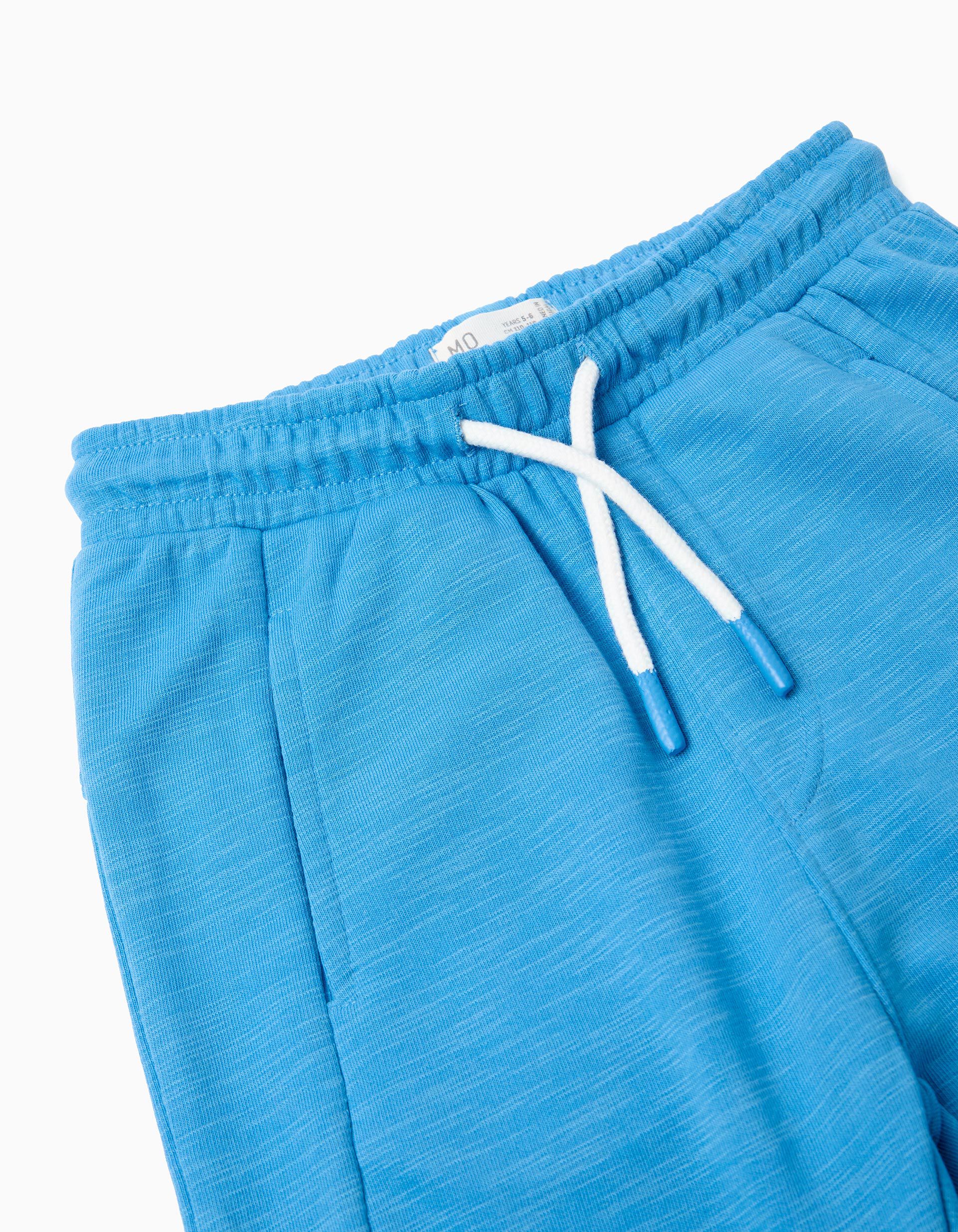 Comprar Online Cal&ccedil;as de Felpa, Menino, Azul Claro