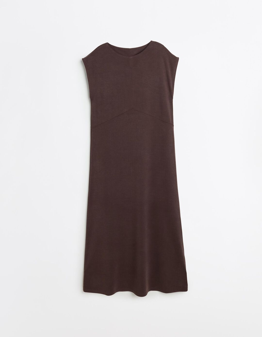 Vestido, Mulher, Castanho Escuro