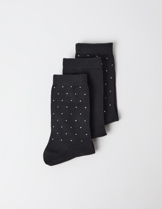 Comprar Online Pack 3 Pares De Meias, Mulher, Preto