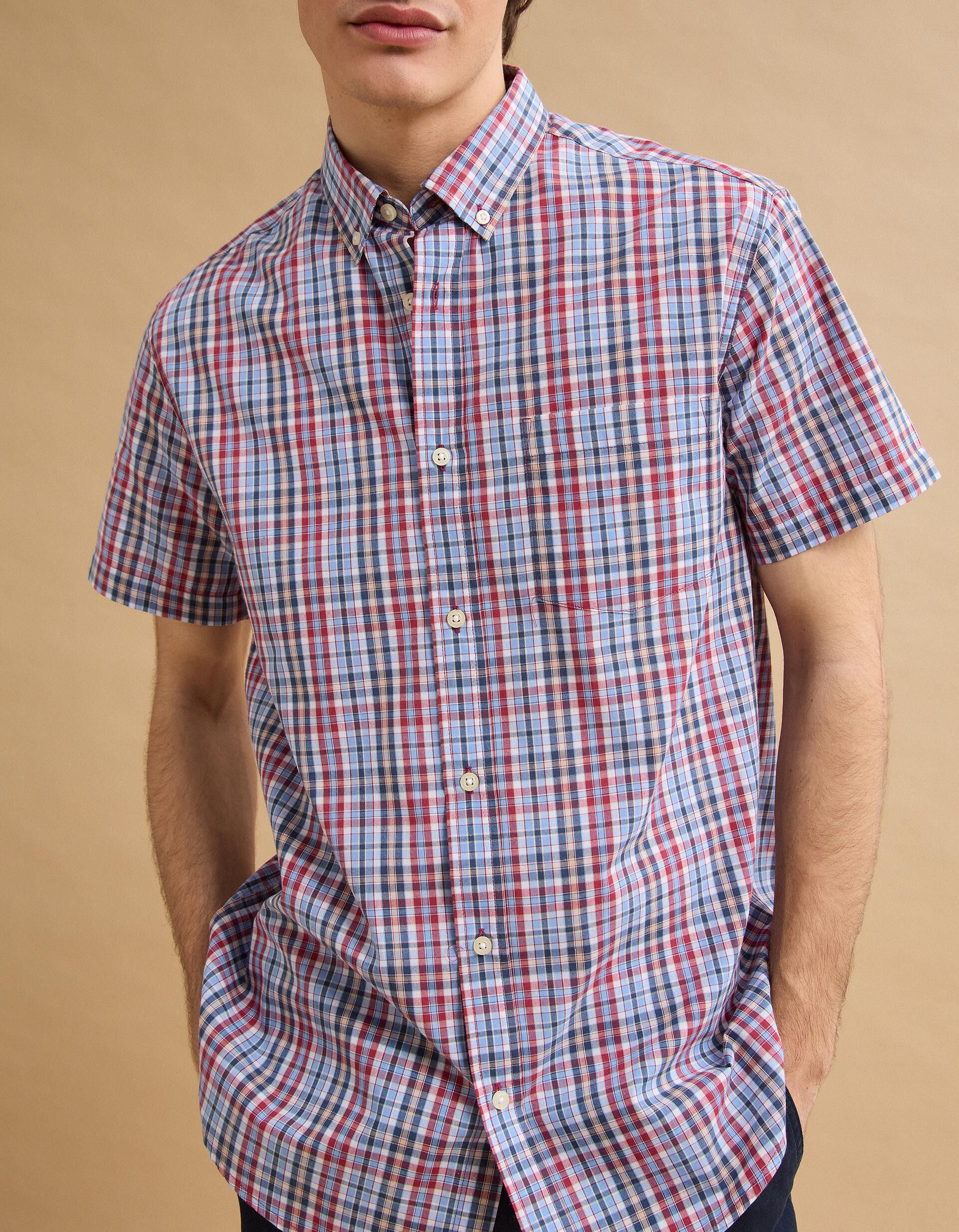 Comprar Online Camisa Manga Curta, Homem, Vermelho