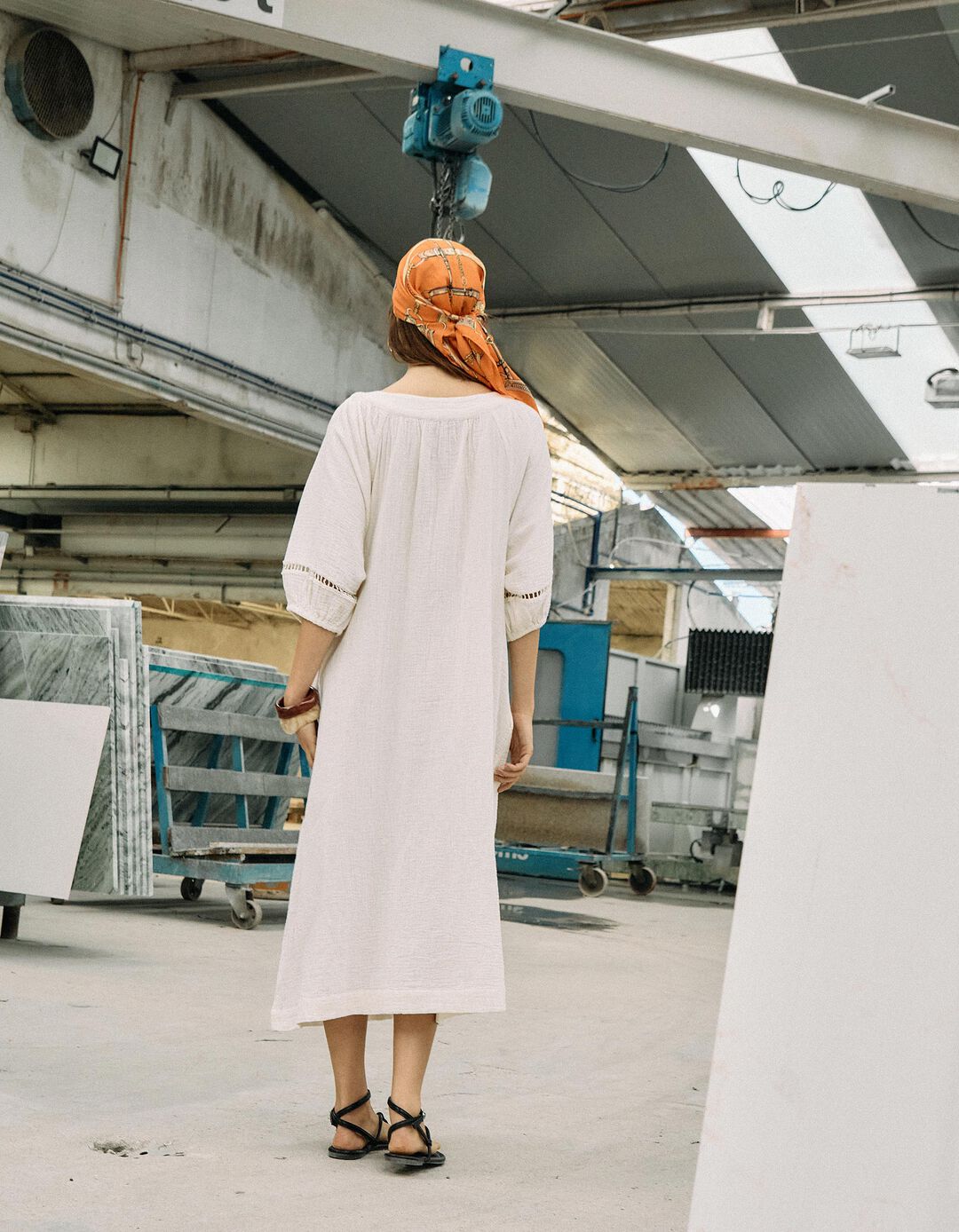 Vestido Comprido, Mulher, Bege Claro