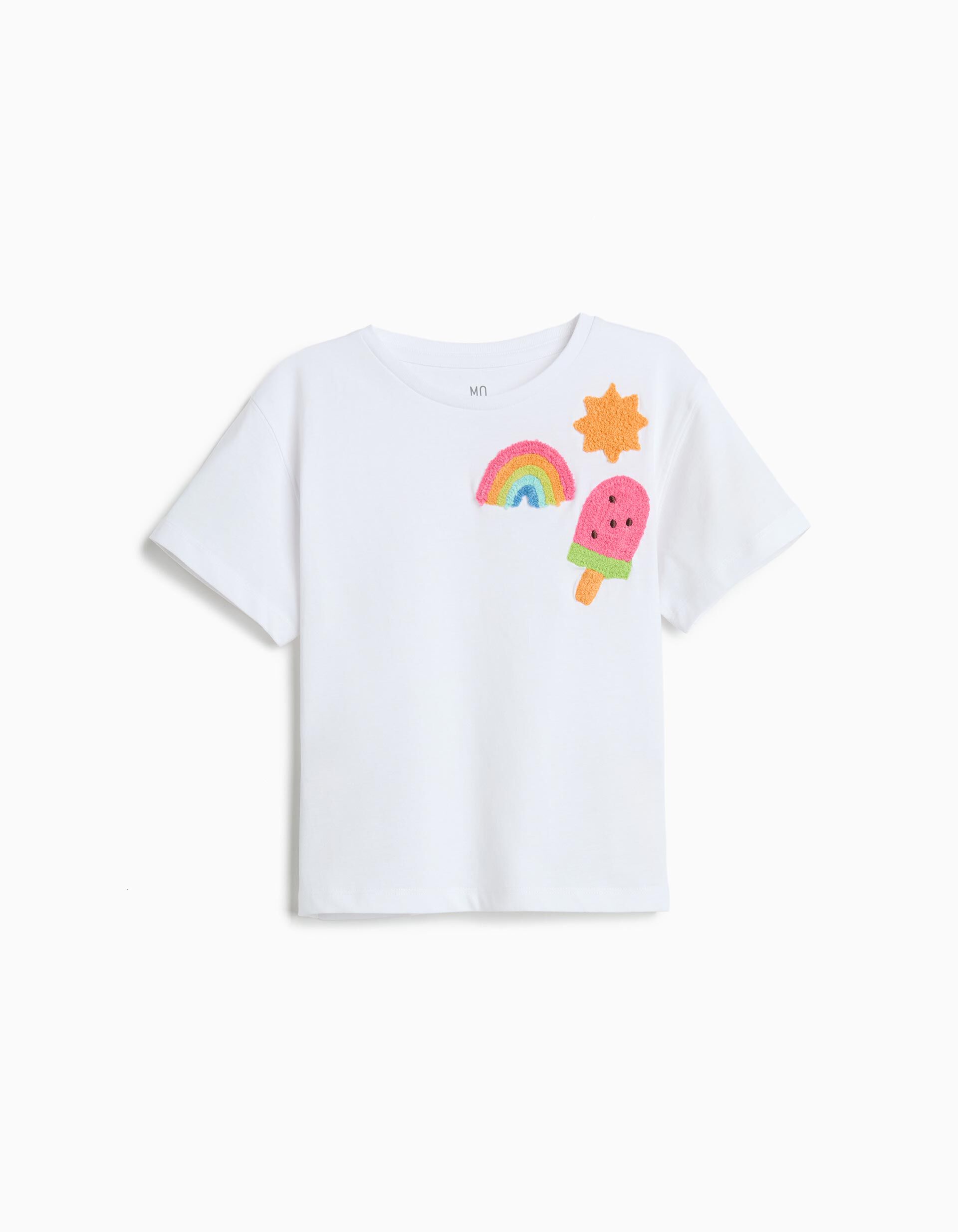 Comprar Online T-shirt, Menina, Branco